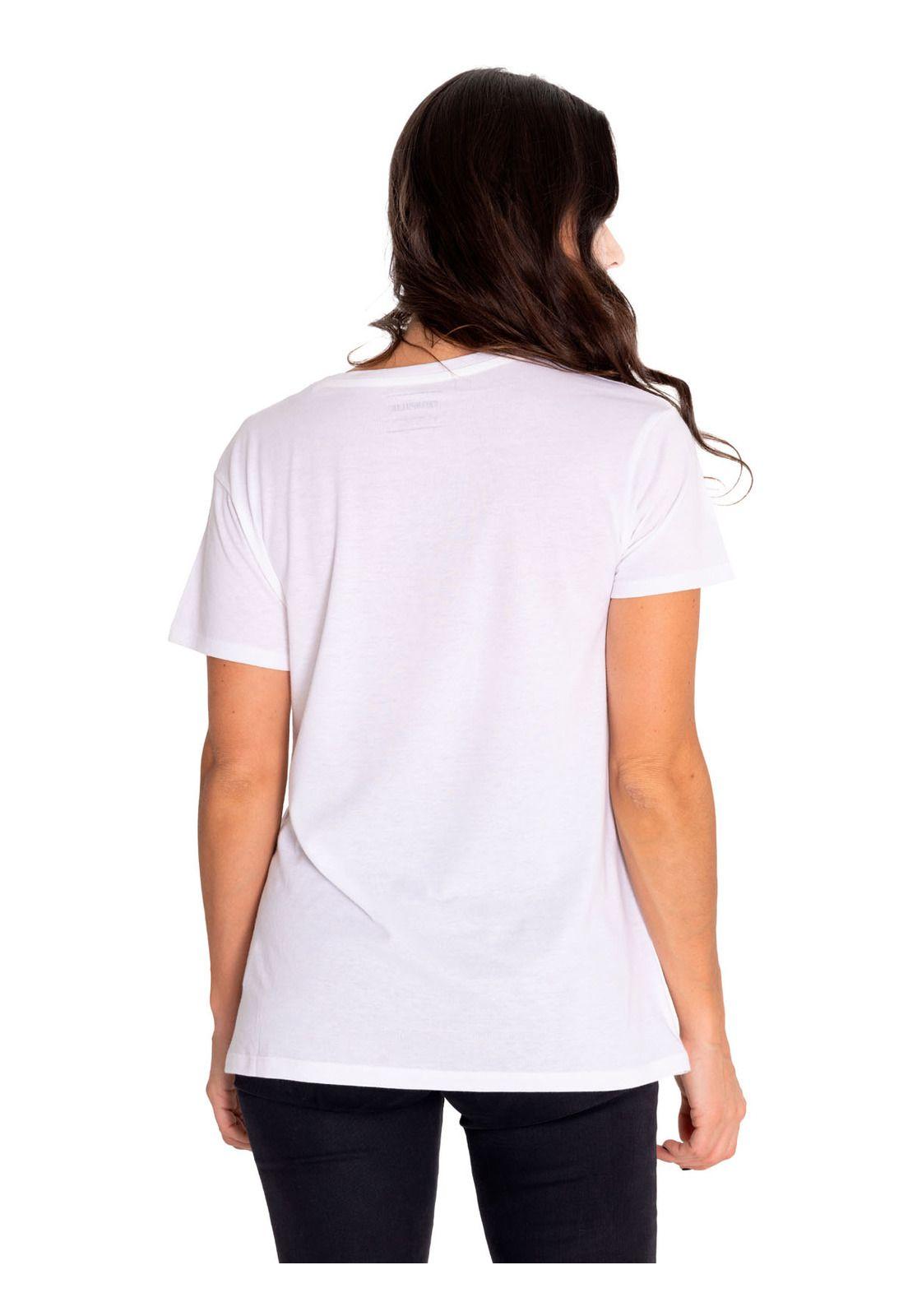 Polera Manga Corta Mujer Historic Graphic Blanco-3