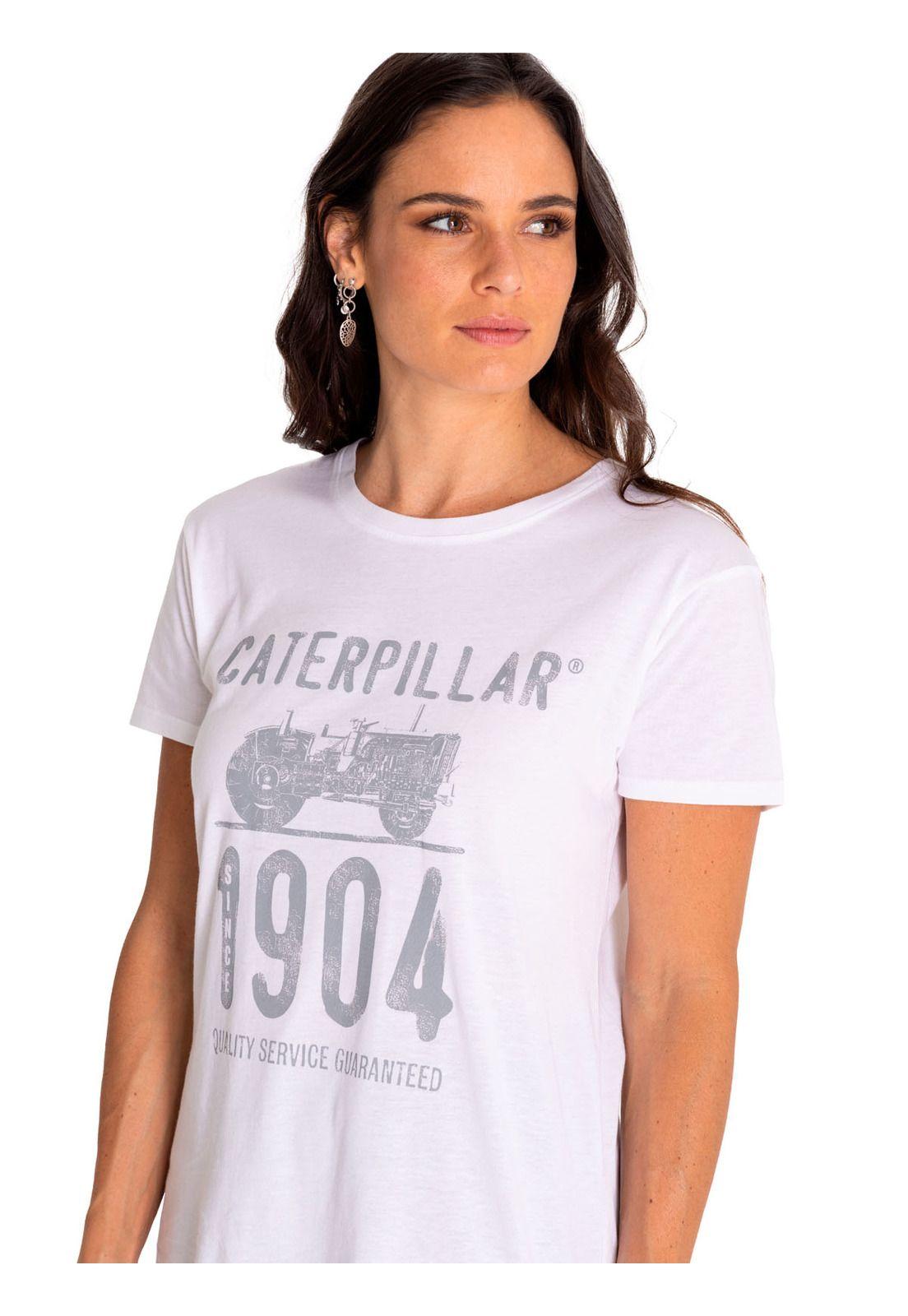 Polera Manga Corta Mujer Historic Graphic Blanco-4
