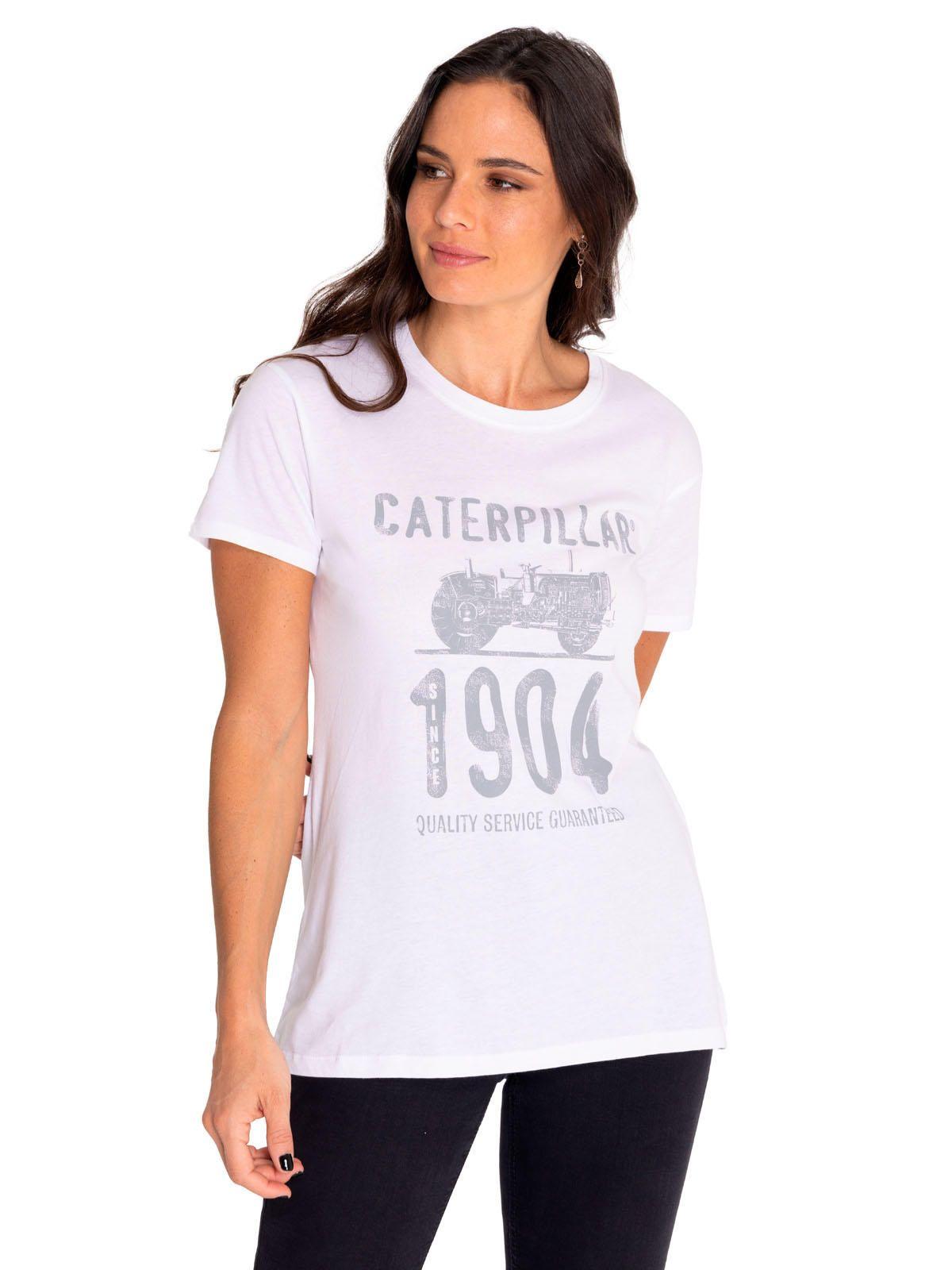 Polera Manga Corta Mujer Historic Graphic Blanco-0