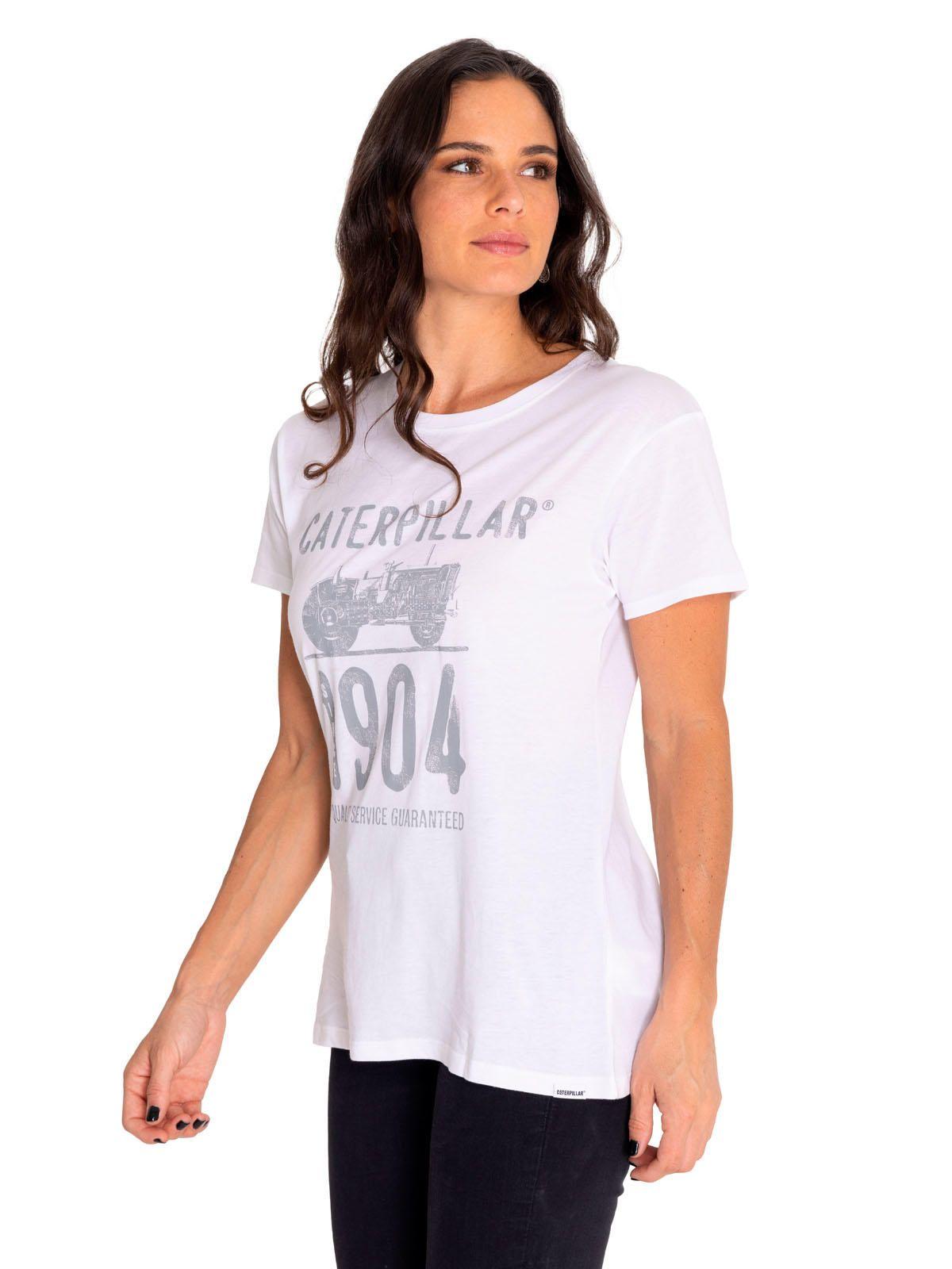 Polera Manga Corta Mujer Historic Graphic Blanco-1