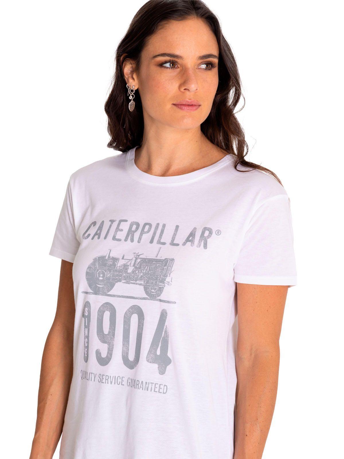 Polera Manga Corta Mujer Historic Graphic Blanco-4