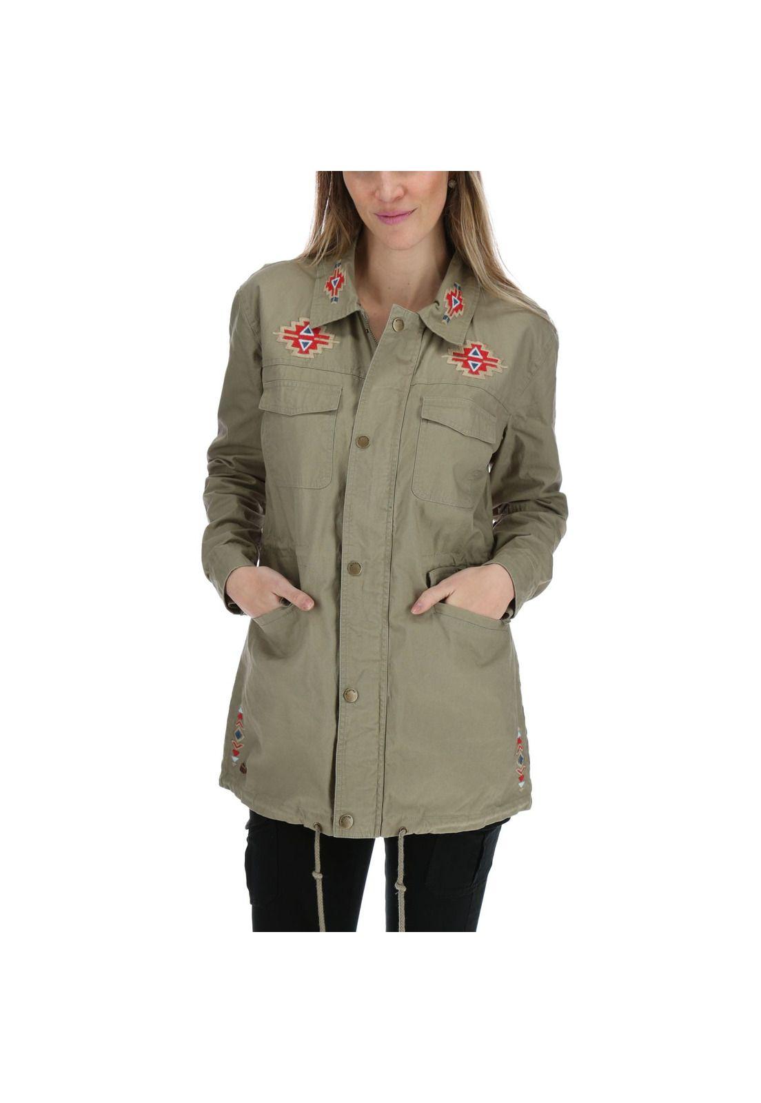 Chaqueta Mujer Olivia Verde-0