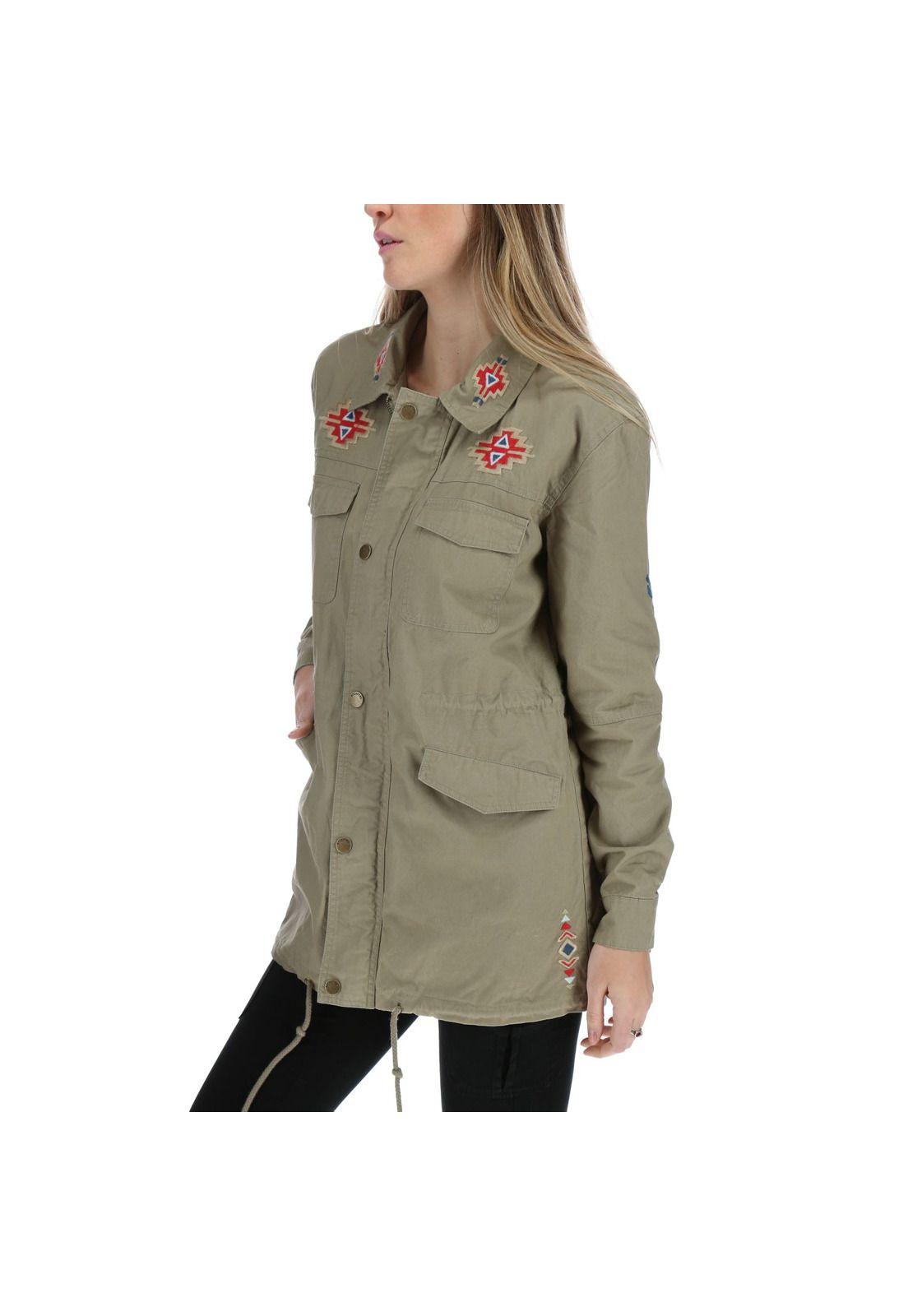 Chaqueta Mujer Olivia Verde-1