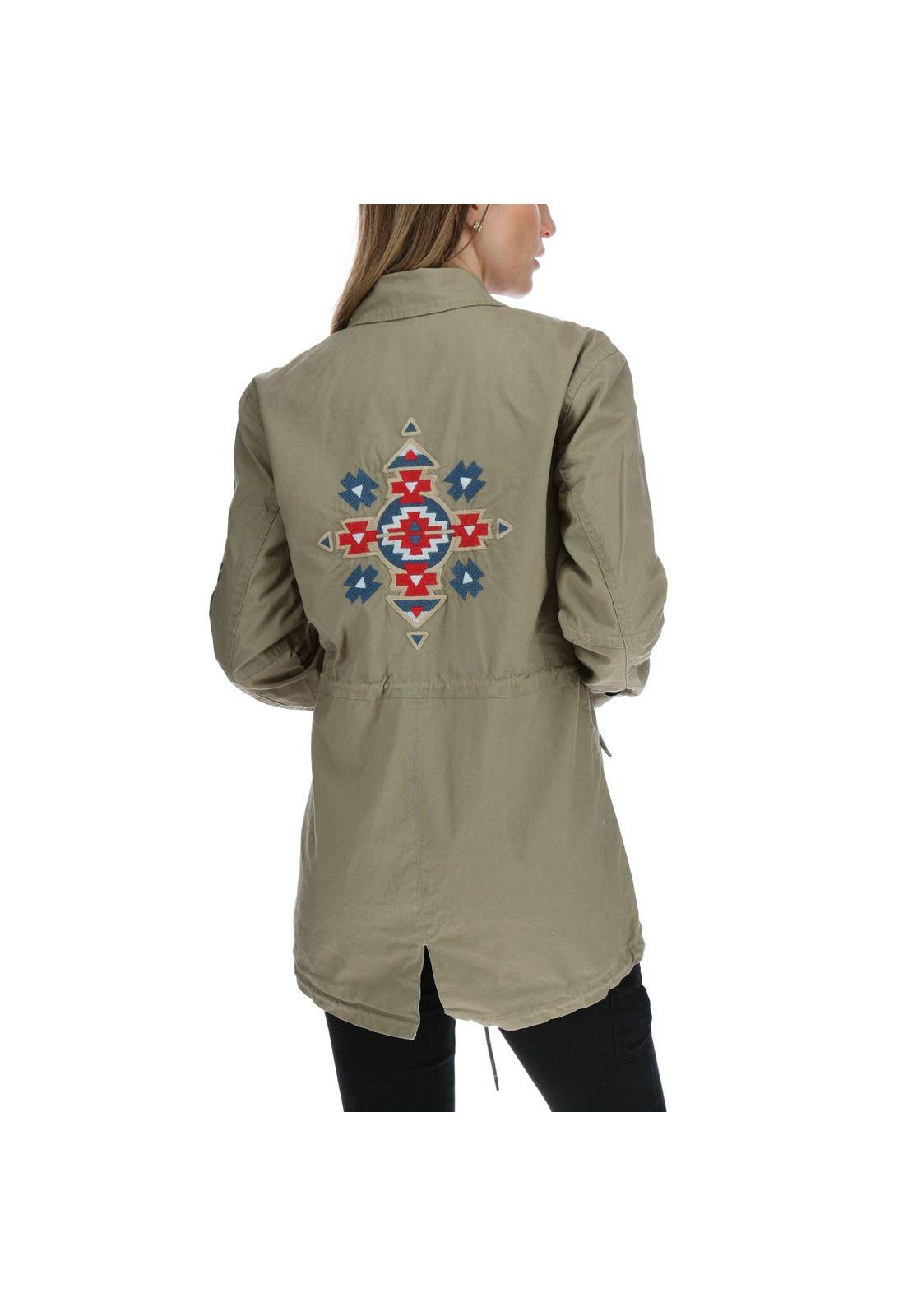 Chaqueta Mujer Olivia Verde-2