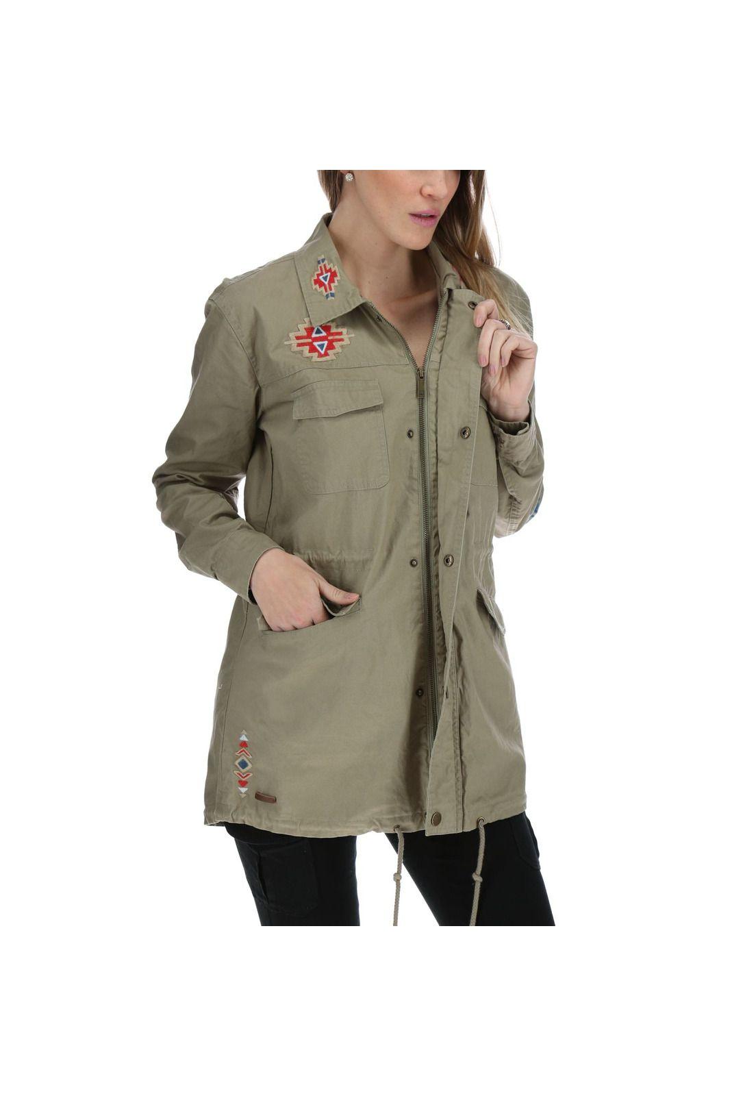 Chaqueta Mujer Olivia Verde-3