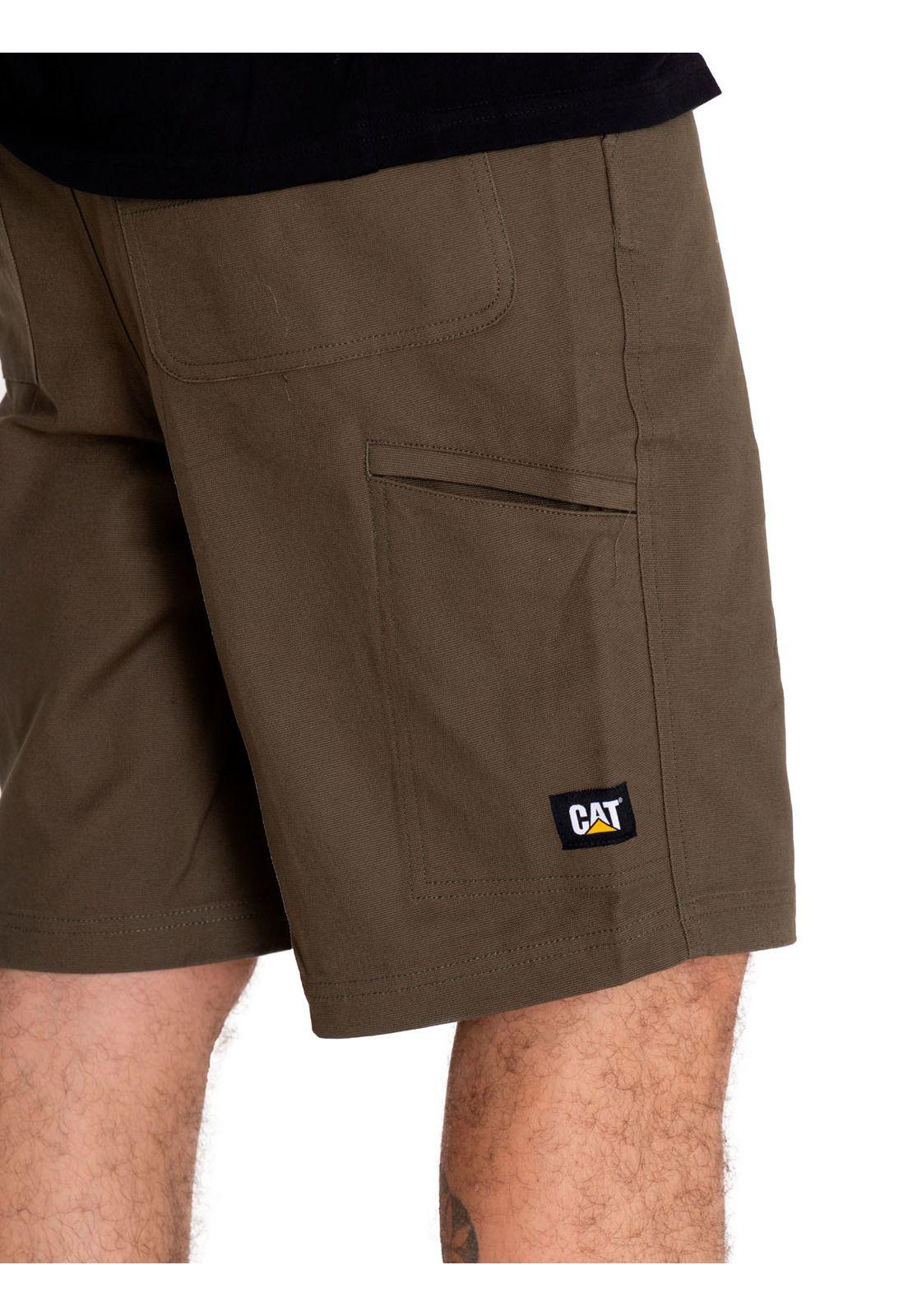 Short Hombre Stretch Canvas Utility Short Verde-4