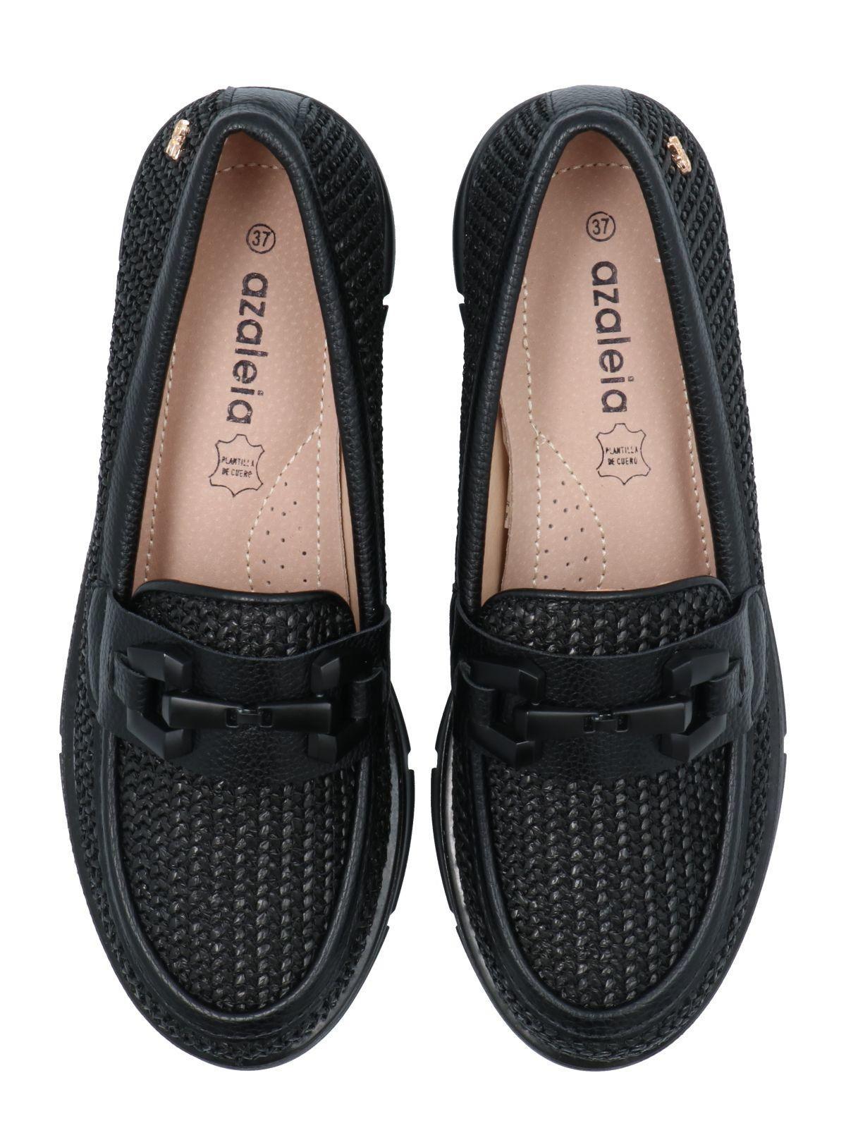 Mocasin Mujer Petunia Negro-7