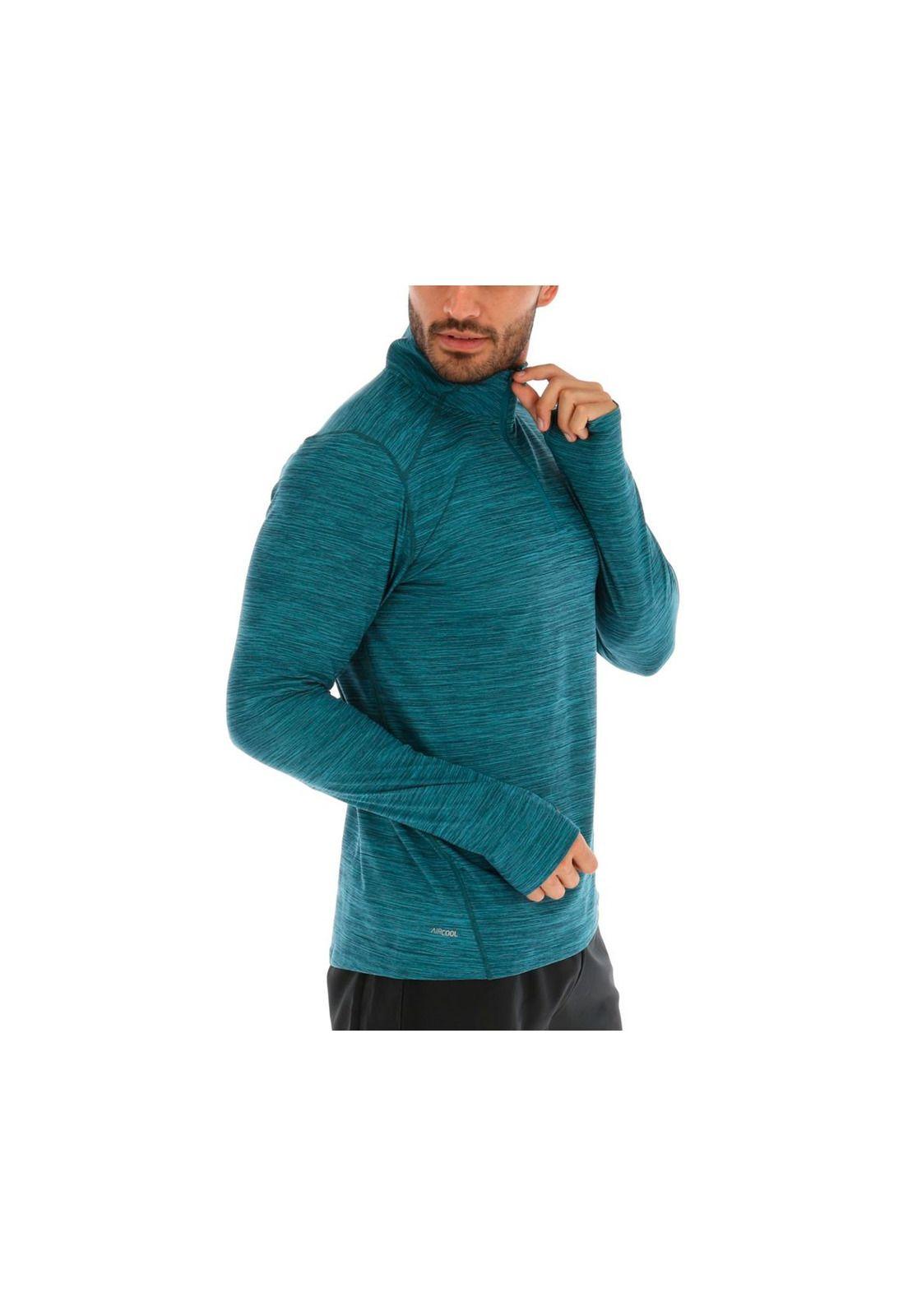 Polera M/L Ls Half Zip Ii Azul-0