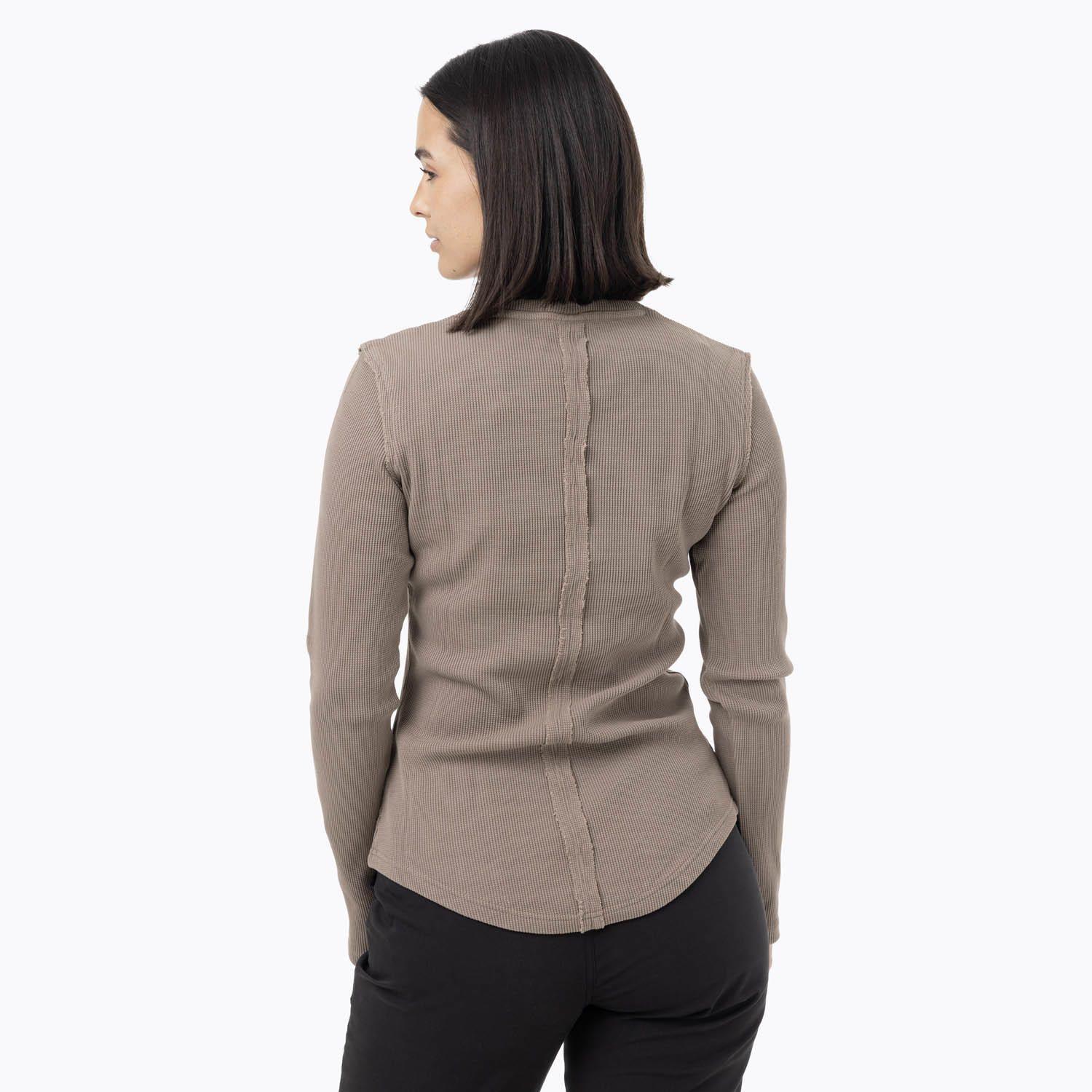 Polera Manga Larga Mujer Oslo Café-4