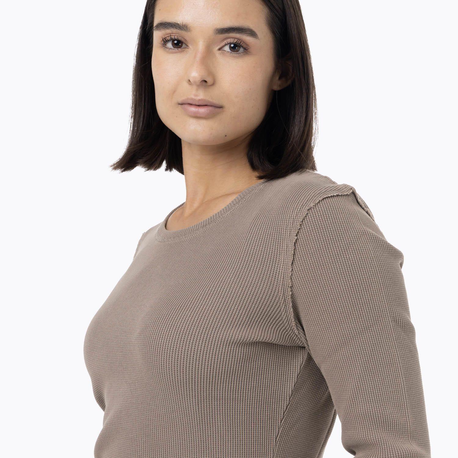 Polera Manga Larga Mujer Oslo Café-5