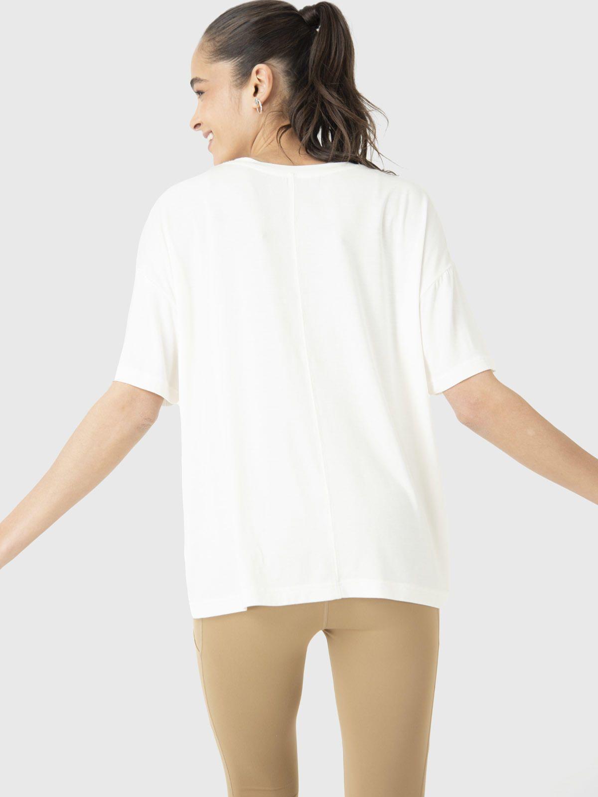 Polera Manga Corta Mujer Long T-Shirt Anto II Crudo-3