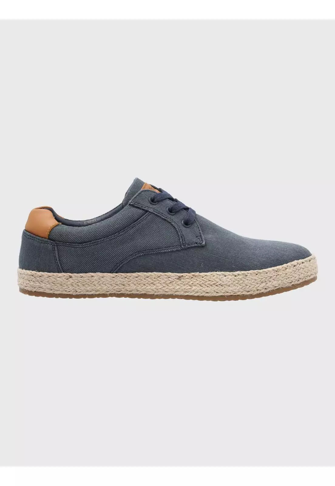 Zapatilla Alpargata Hombre Bernie Azul-1