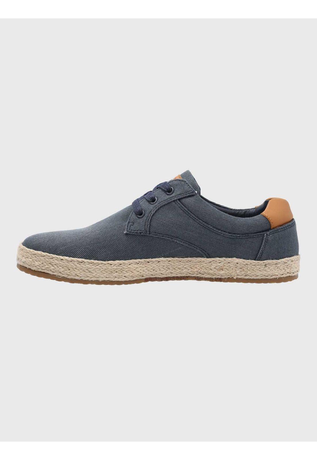 Zapatilla Alpargata Hombre Bernie Azul-5