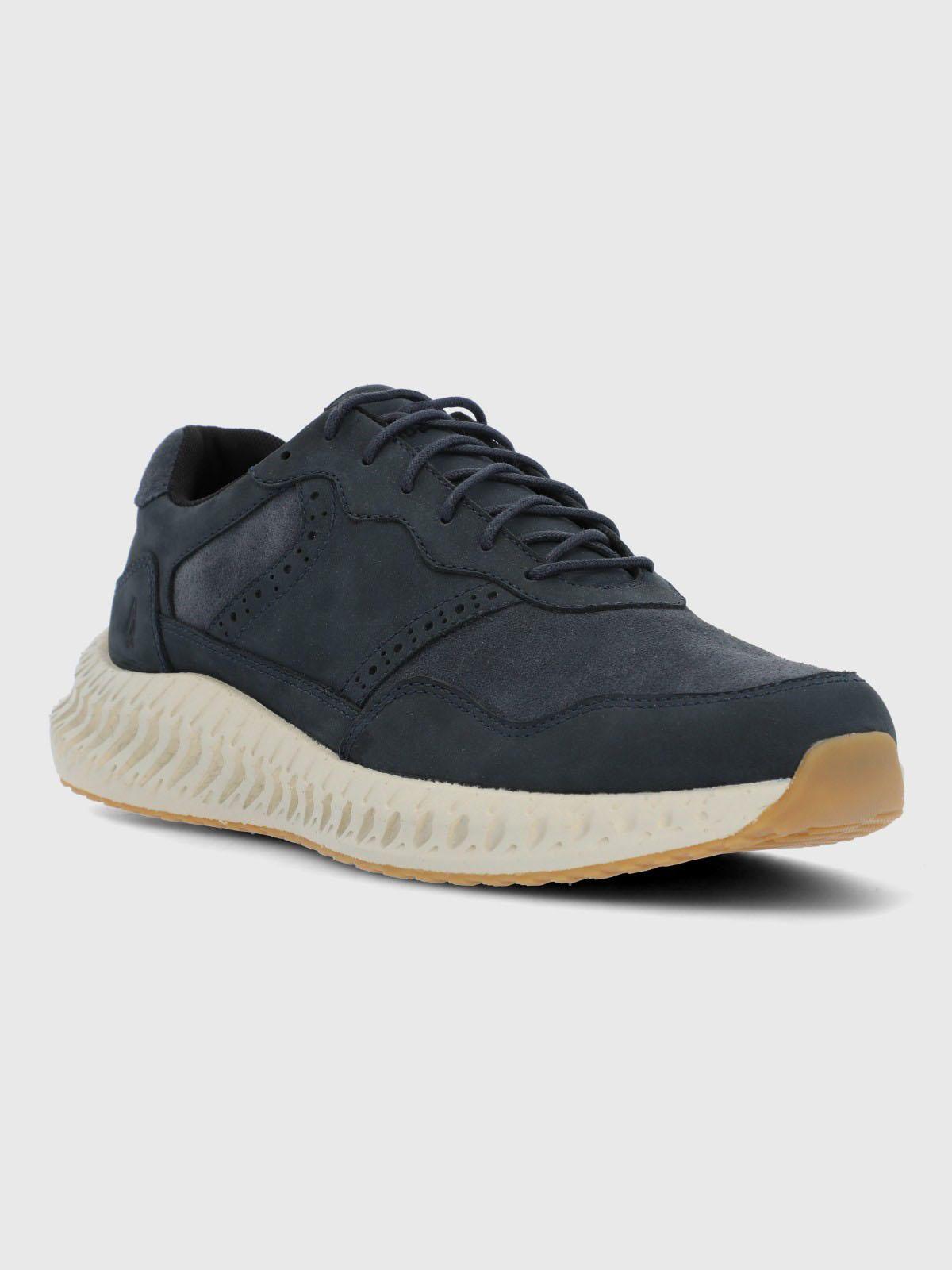 Zapatilla Cuero Hombre Spinal Brio Azul-0