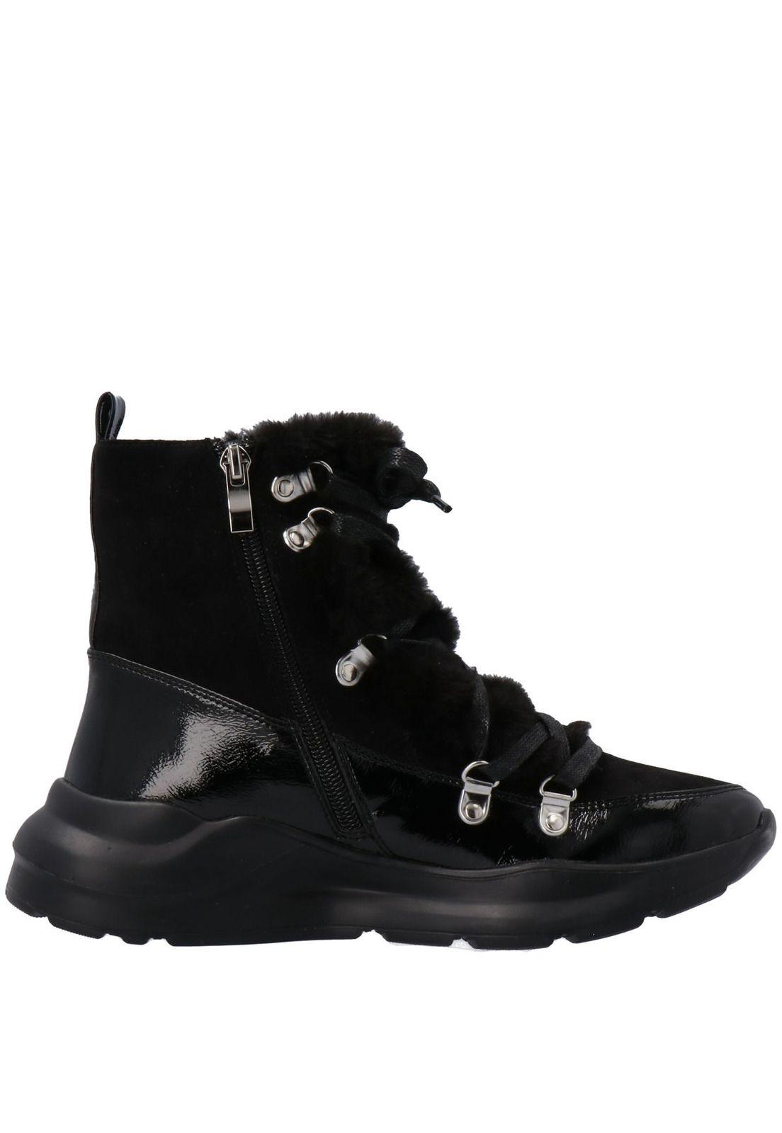 Zapatilla Con Caña Mujer Ft-Gianna Black(111-1