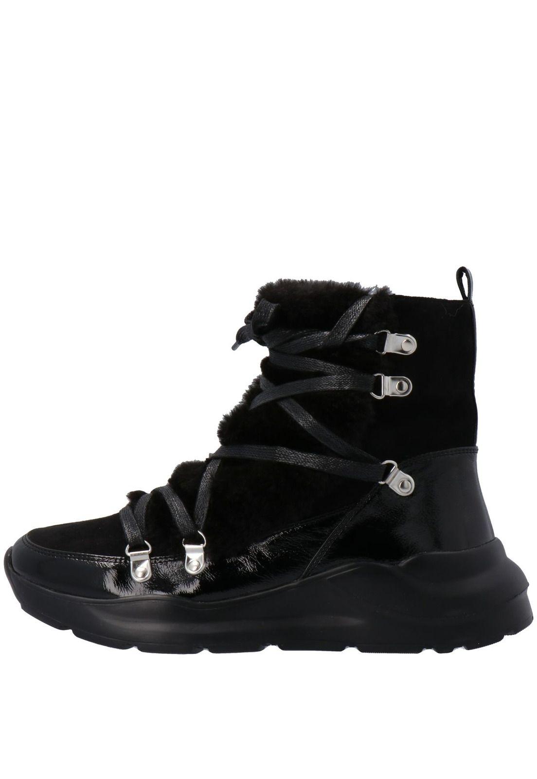 Zapatilla Con Caña Mujer Ft-Gianna Black(111-4