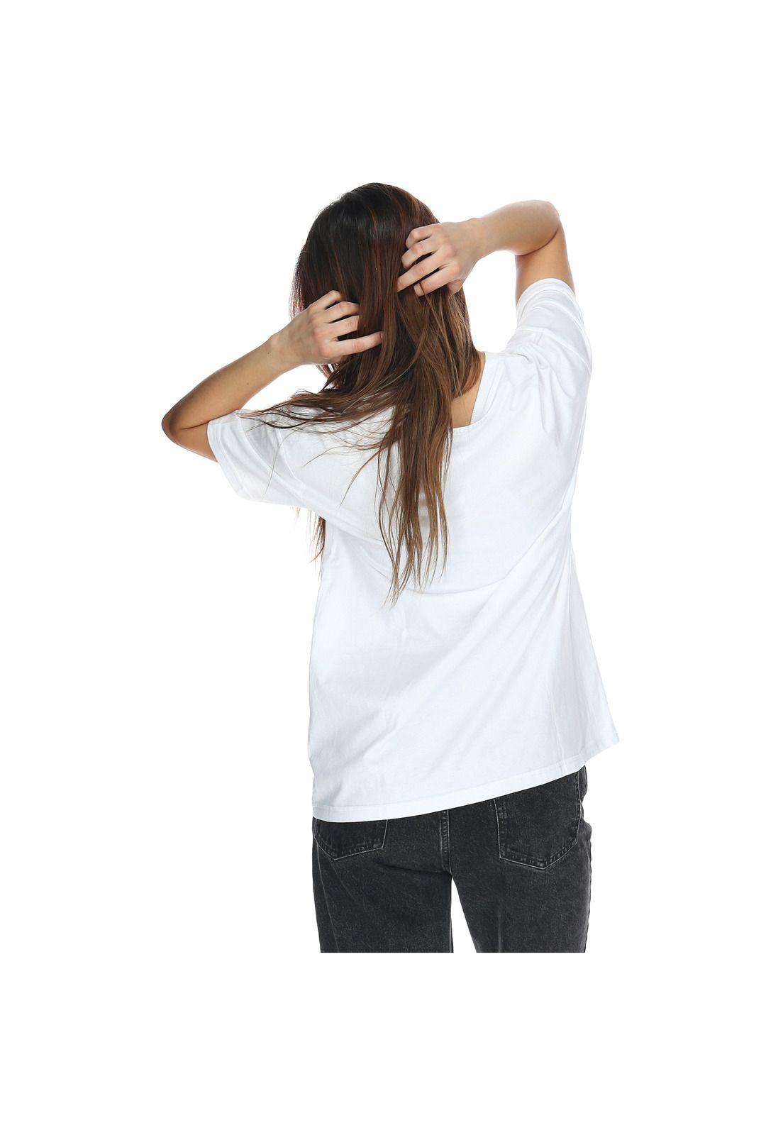 Polera M/C Mujer Luv Blanco-2