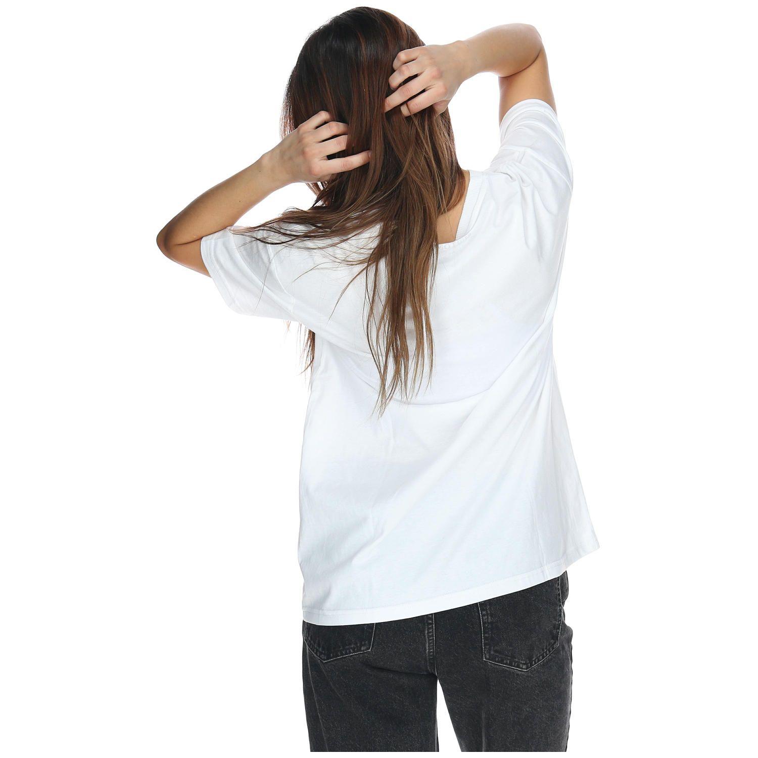 Polera M/C Mujer Luv Blanco-2