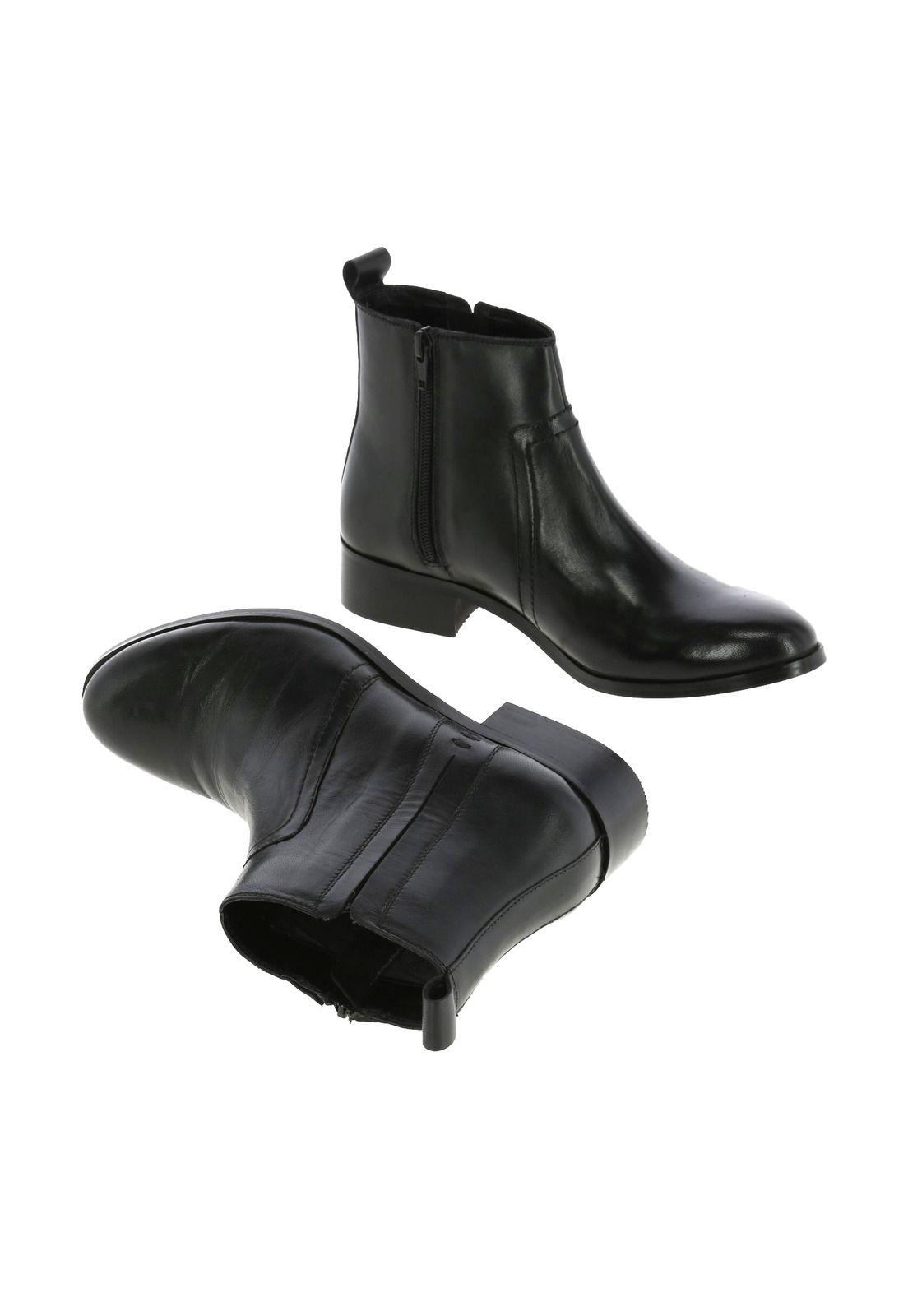 Botín Valentino Negro-4