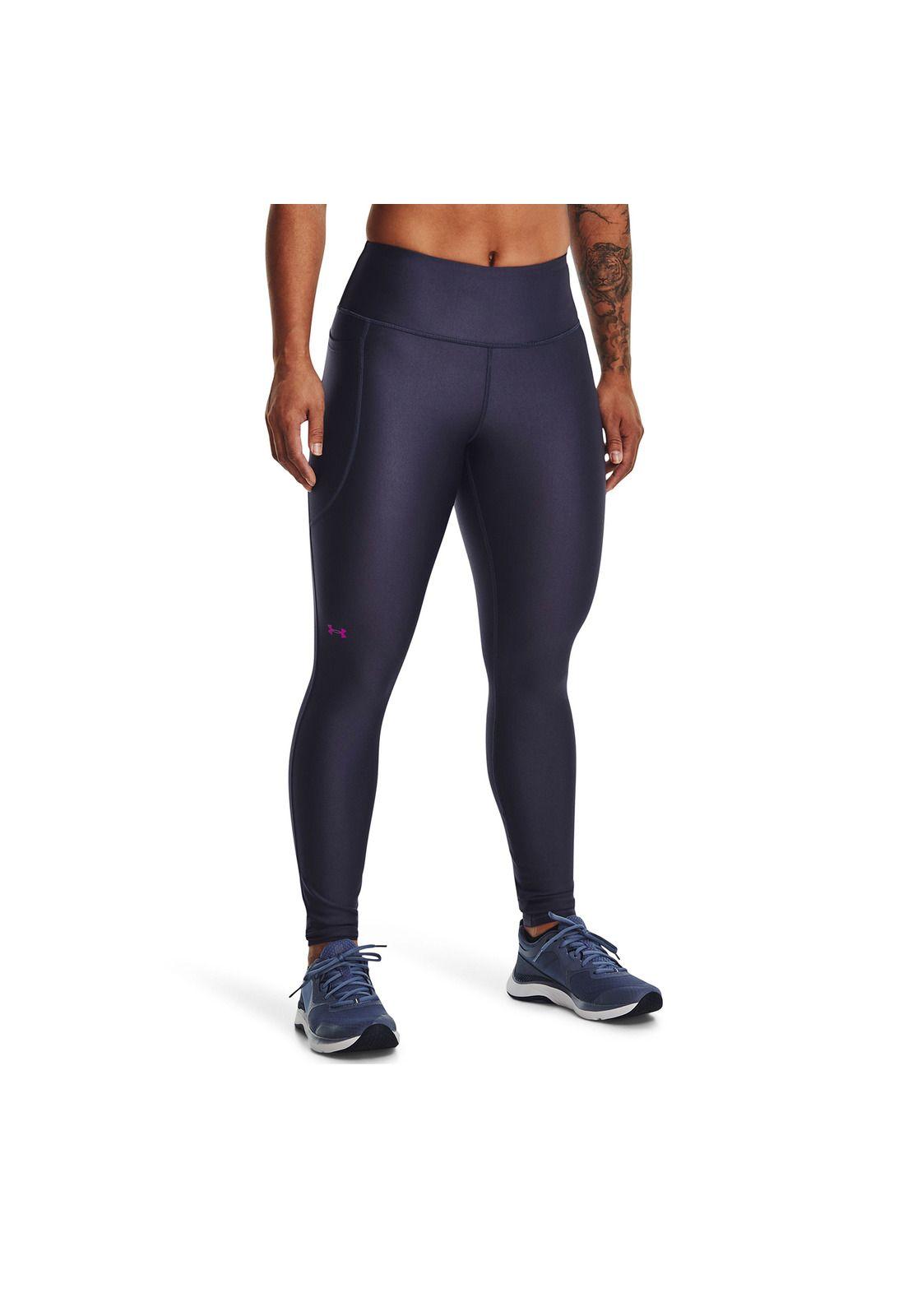 Calza Mujer Armour Hirise Leg Gris-2