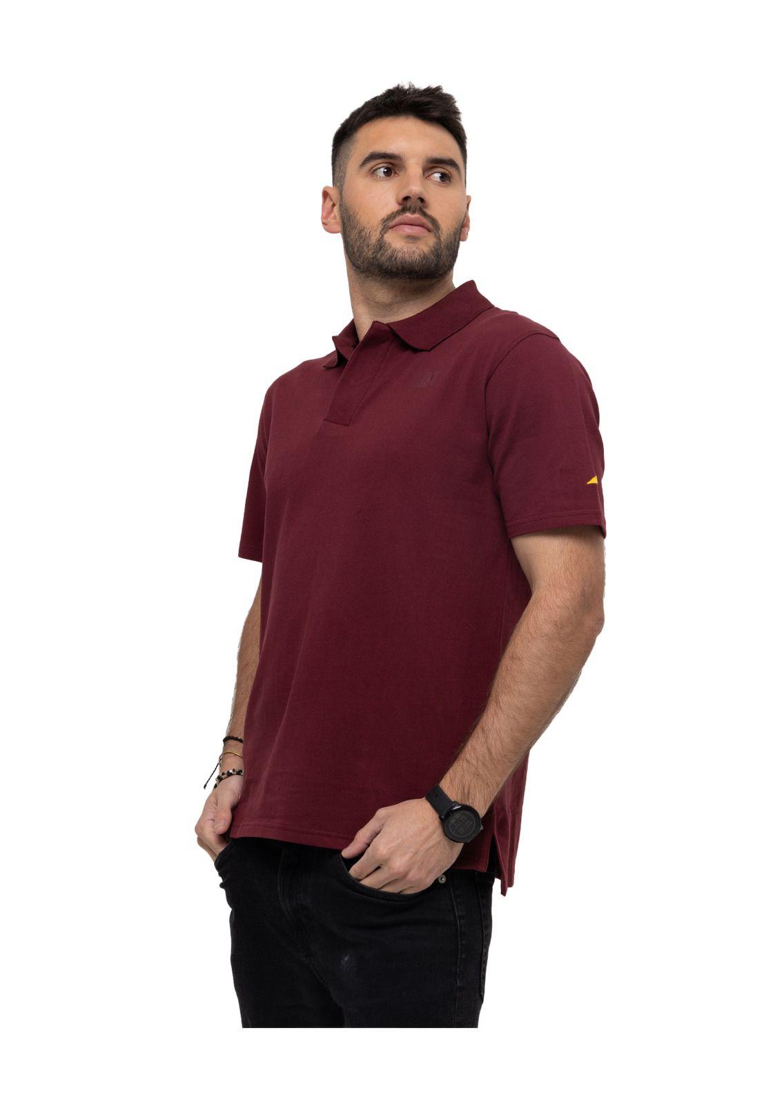 Polo Logo Pique Polo Rojo Hombre-1