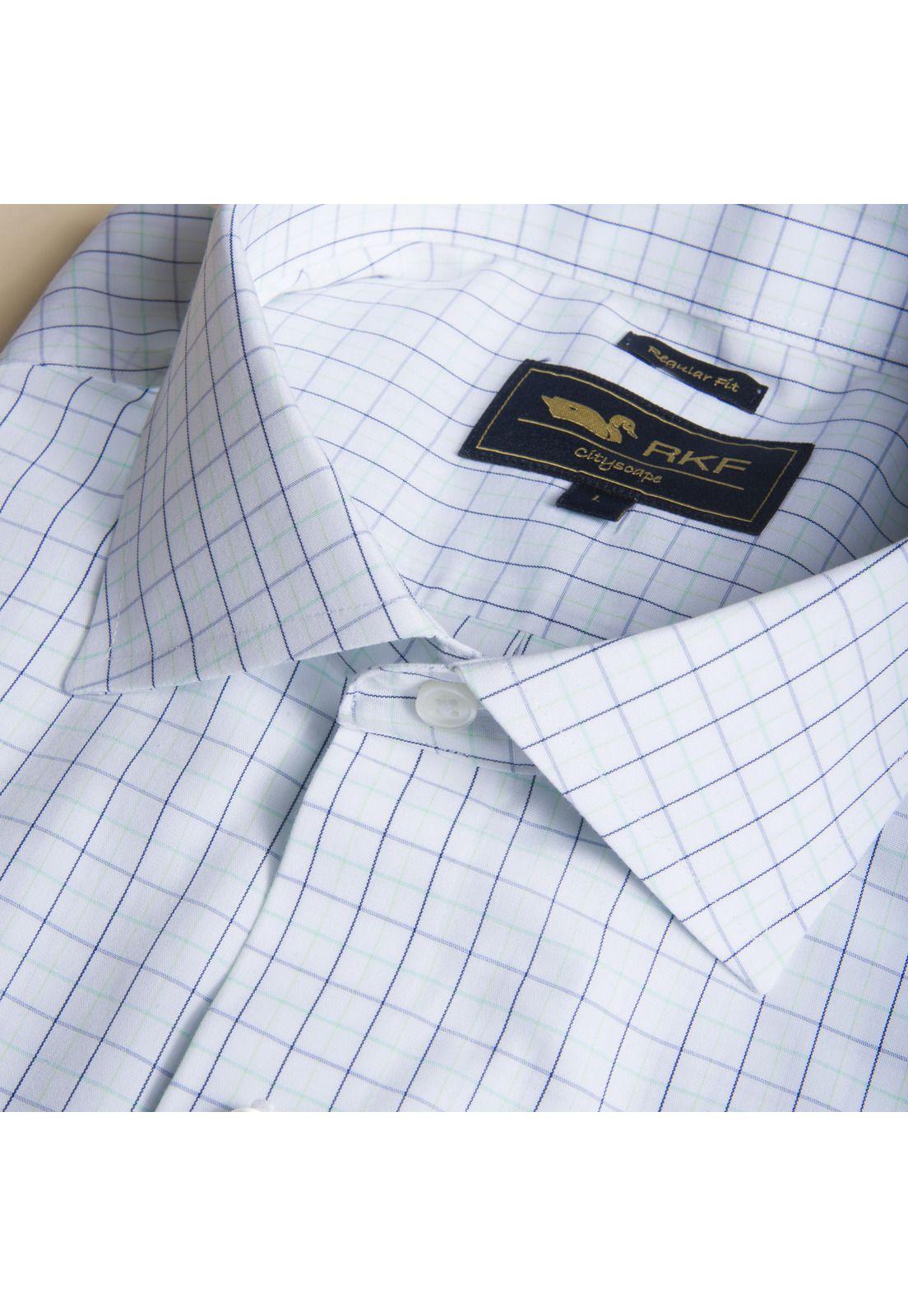 Camisa Libre de arrugas Verde Rockford-3