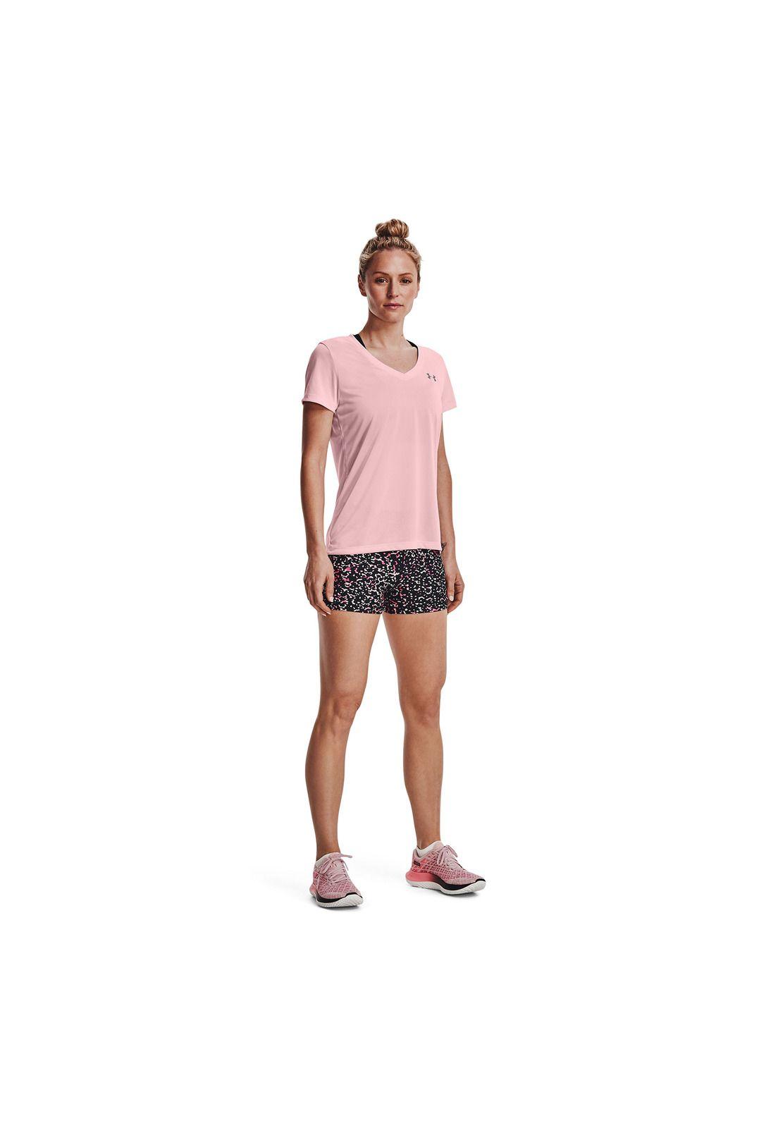 Short Mujer Armour Midrise Shrty Rosa-4