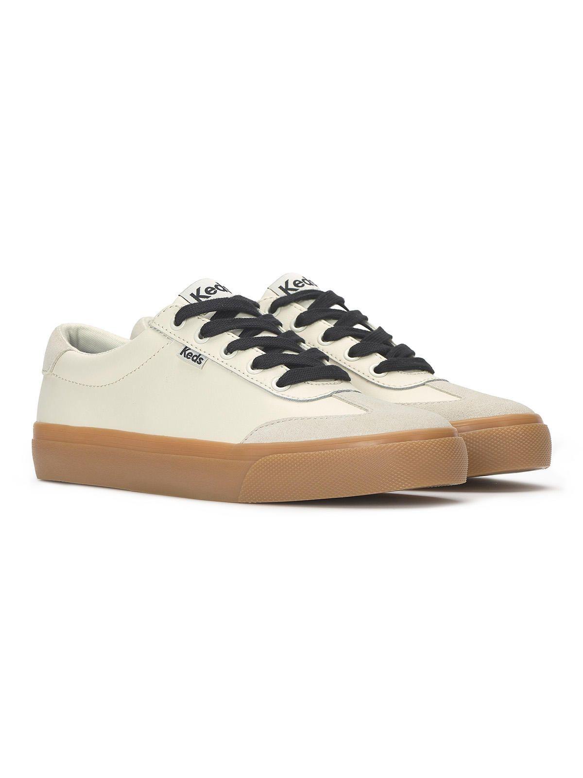 Zapatilla Cuero Mujer Jump Kick T-Toe Lthr Beige-1