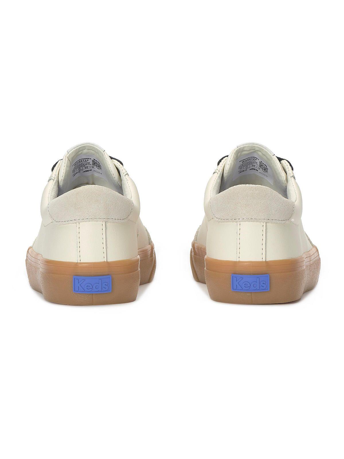 Zapatilla Cuero Mujer Jump Kick T-Toe Lthr Beige-4
