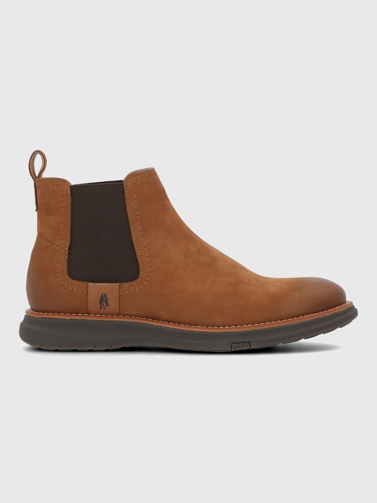 Botin Cuero Hombre Valmor Café-1
