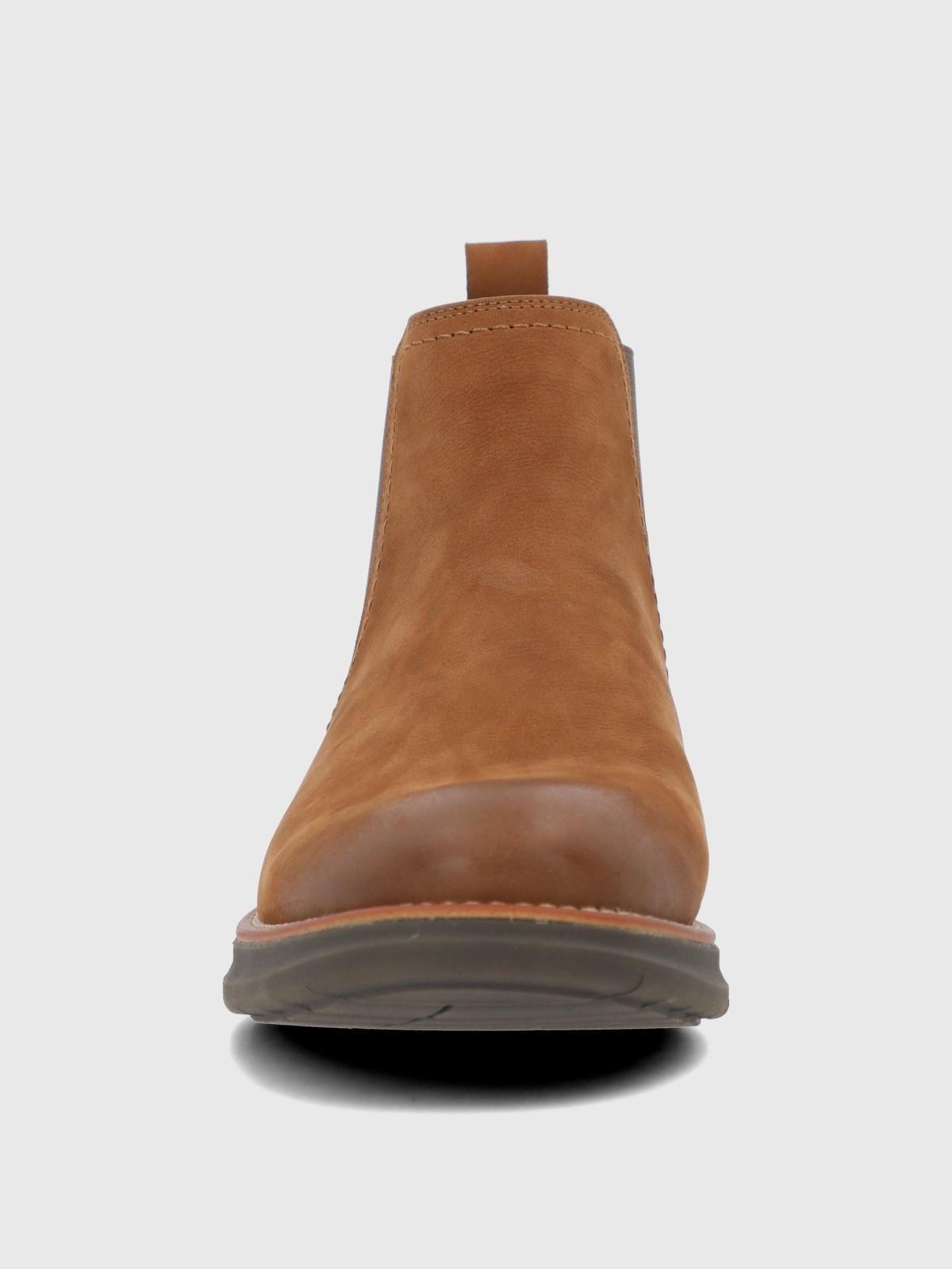 Botin Cuero Hombre Valmor Café-3