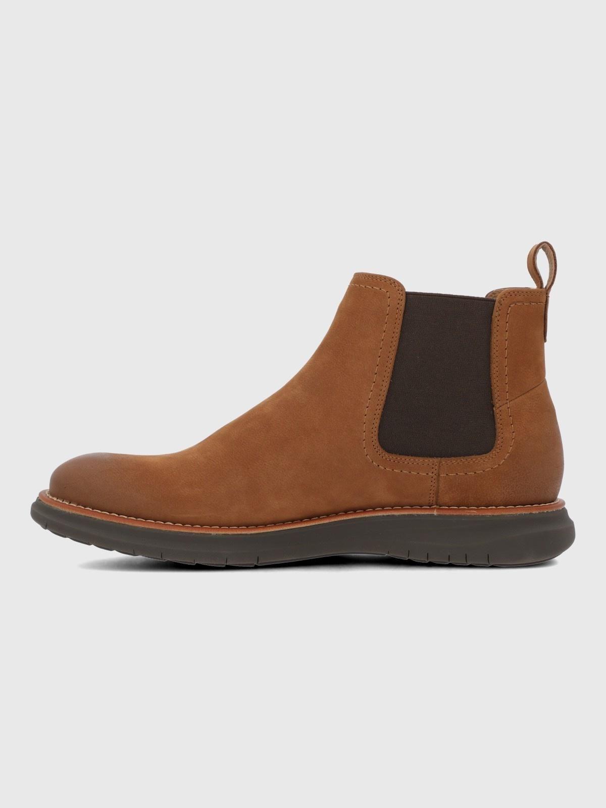 Botin Cuero Hombre Valmor Café-4