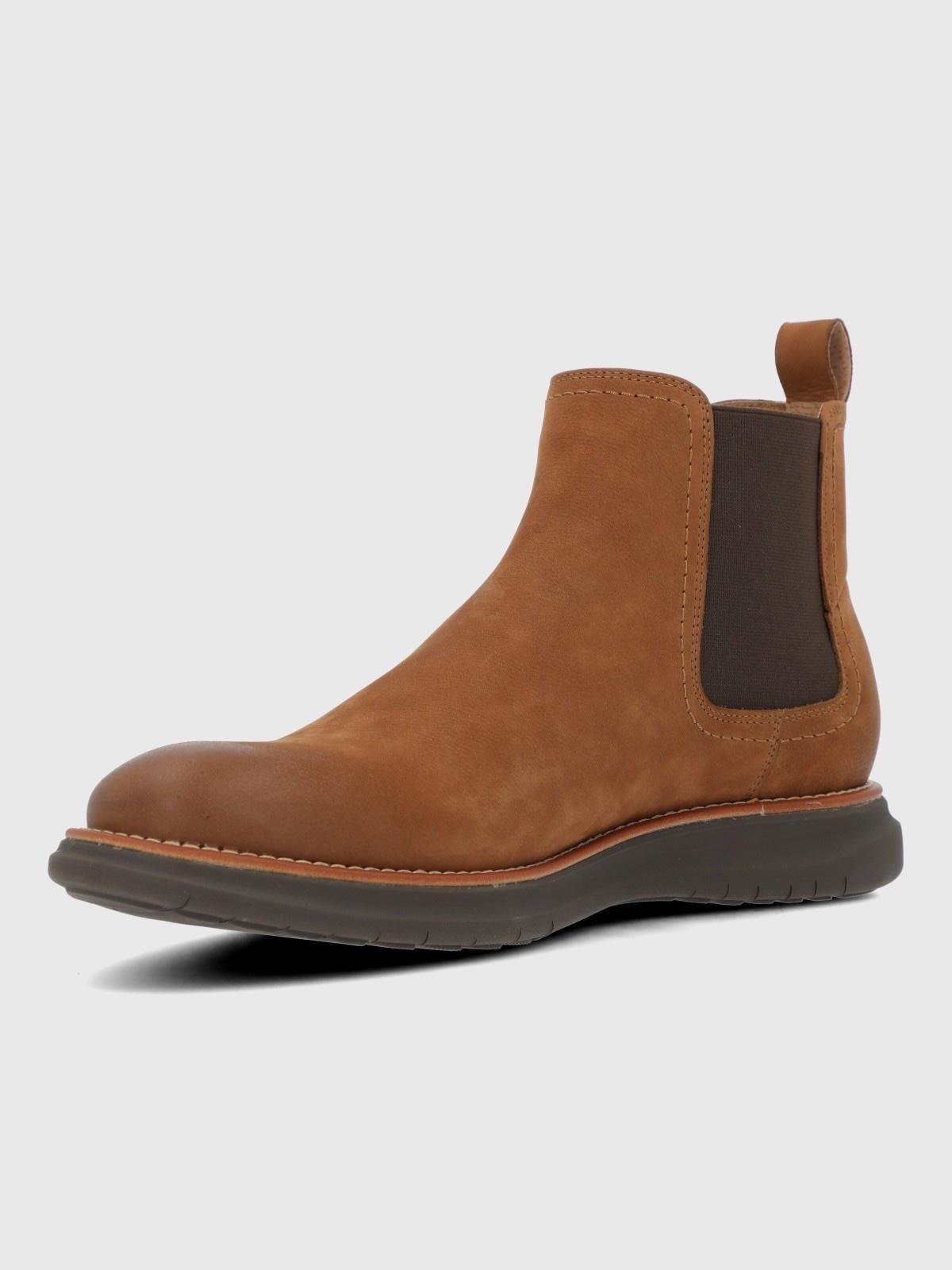 Botin Cuero Hombre Valmor Café-5