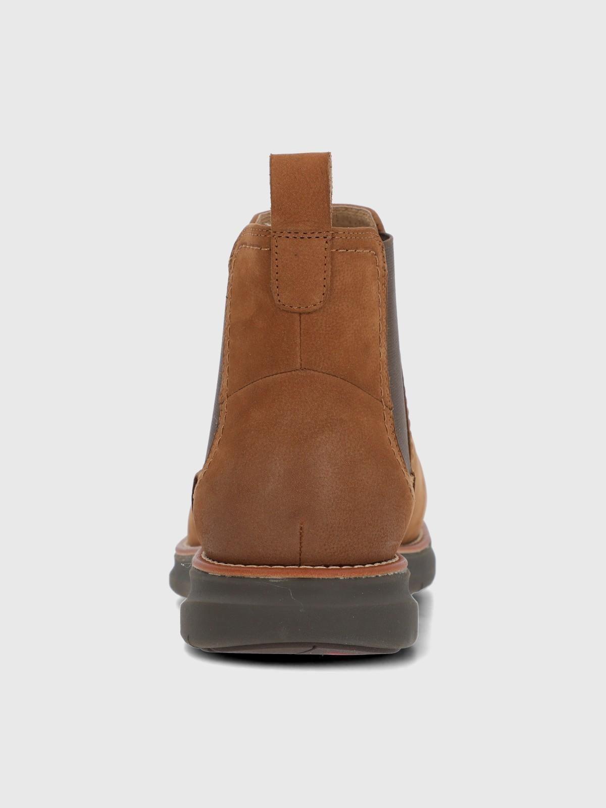 Botin Cuero Hombre Valmor Café-6