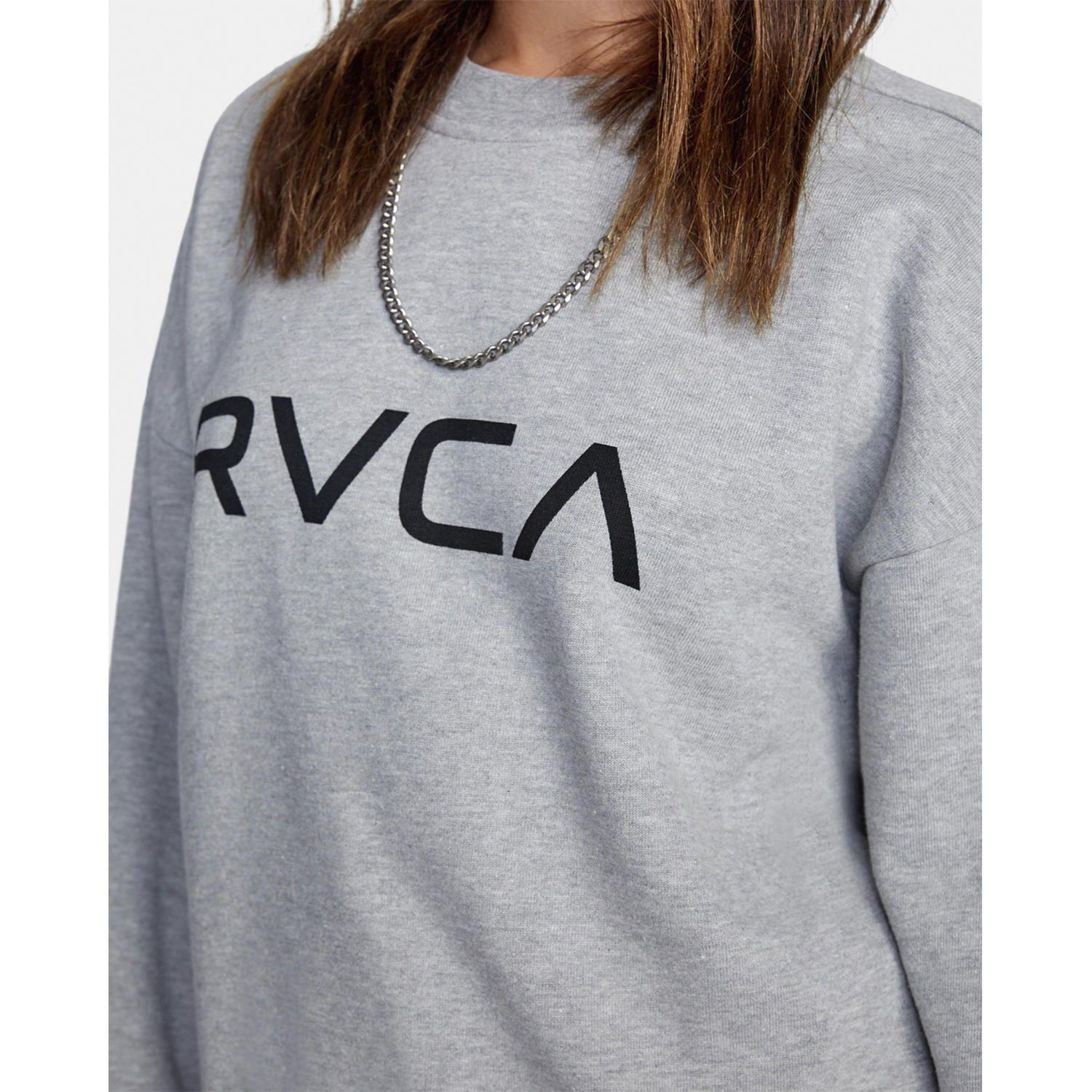 Polerón Mujer Big Rvca Crew Otlr Gris-2