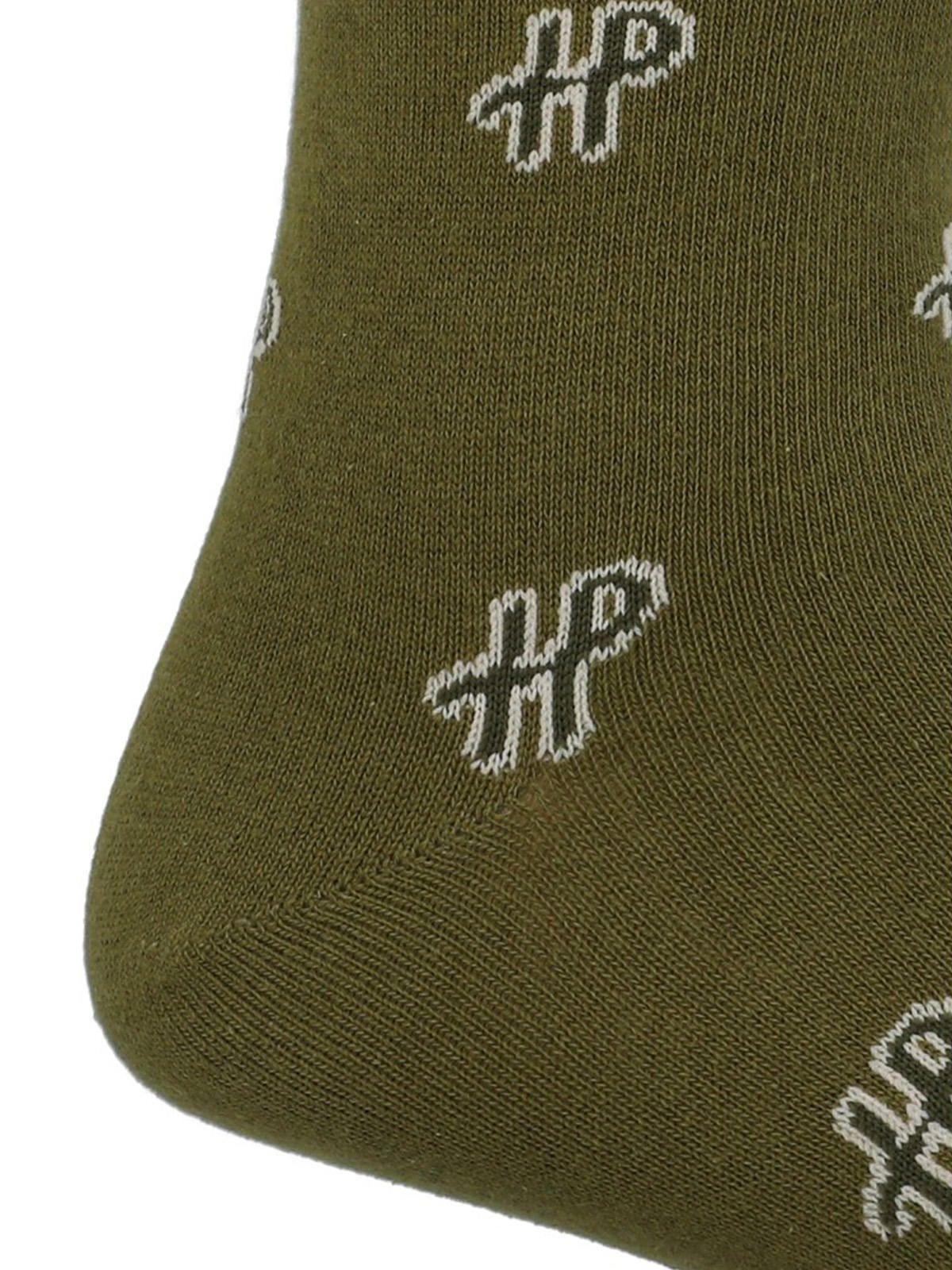 Calcetín Algodón Hombre C Cuff Hp Verde-1