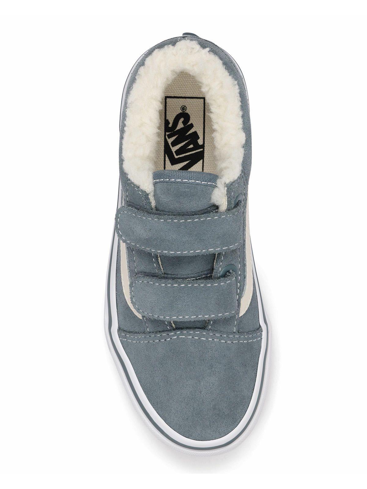 Zapatilla Niño Old Skool V Celeste-1