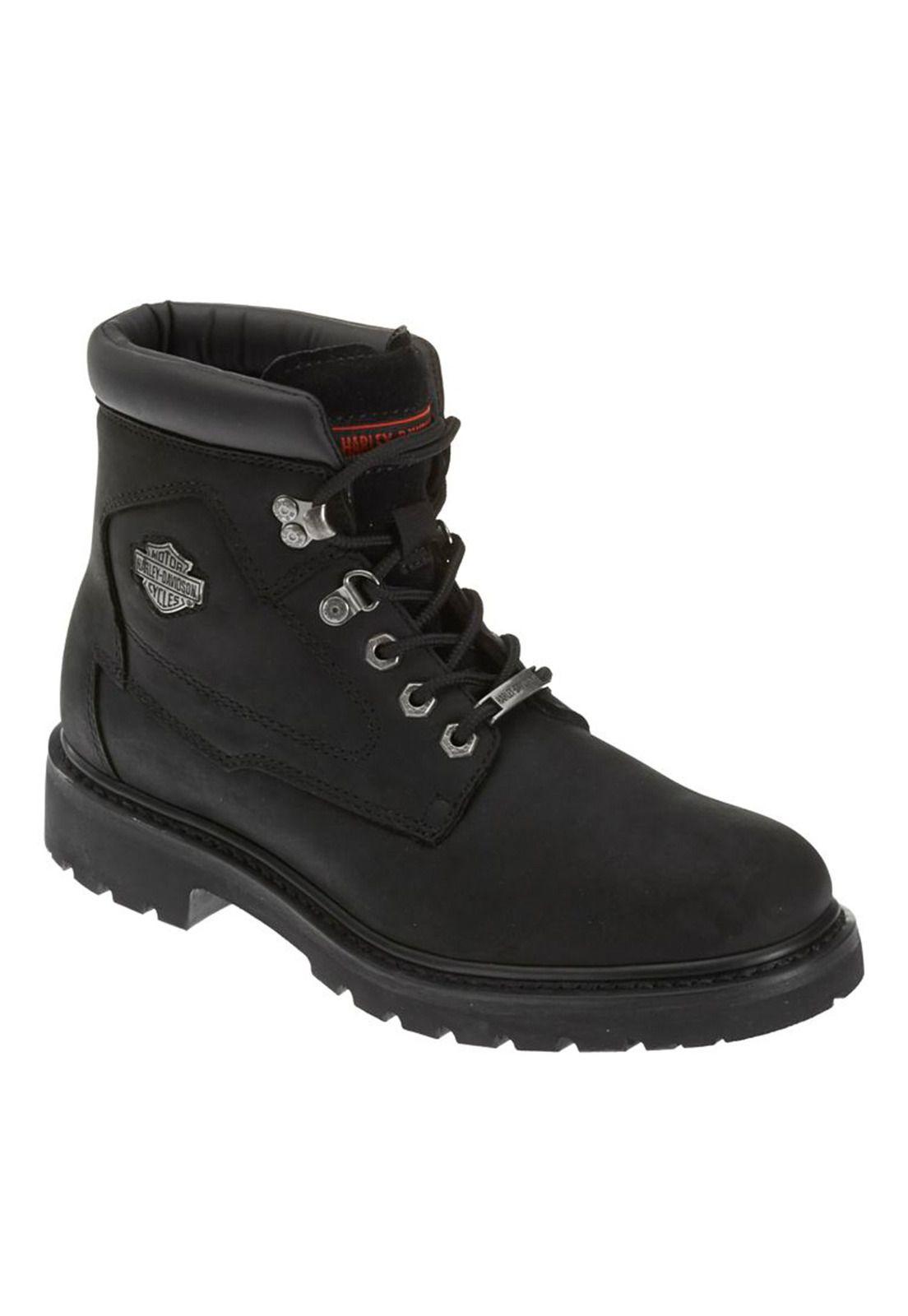 Botin Badlands Negro Harley Davidson-0