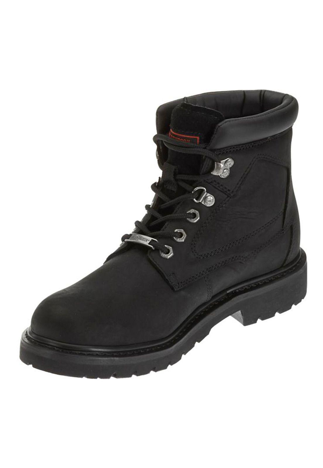 Botin Badlands Negro Harley Davidson-2