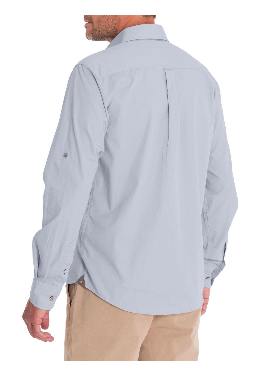 Camisa Algodón Orgánico Hombre Galiton Gris-6