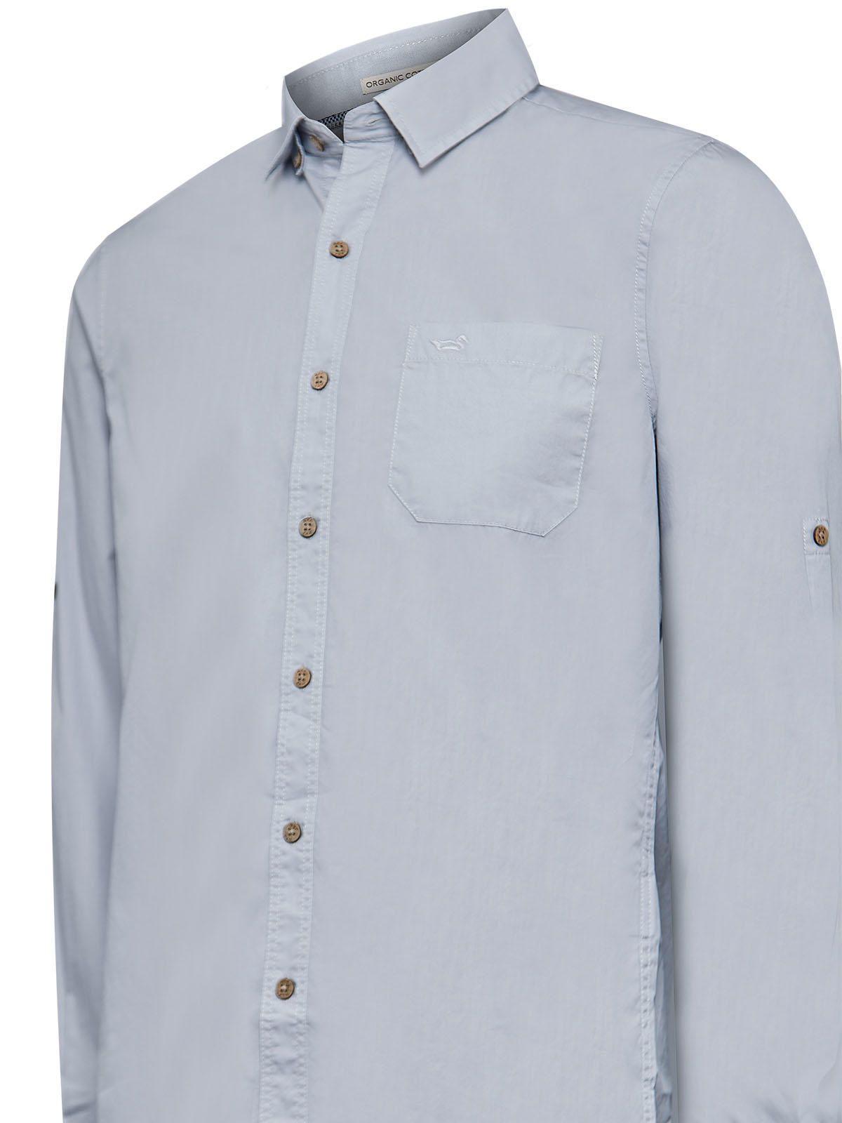 Camisa Algodón Orgánico Hombre Galiton Gris-3