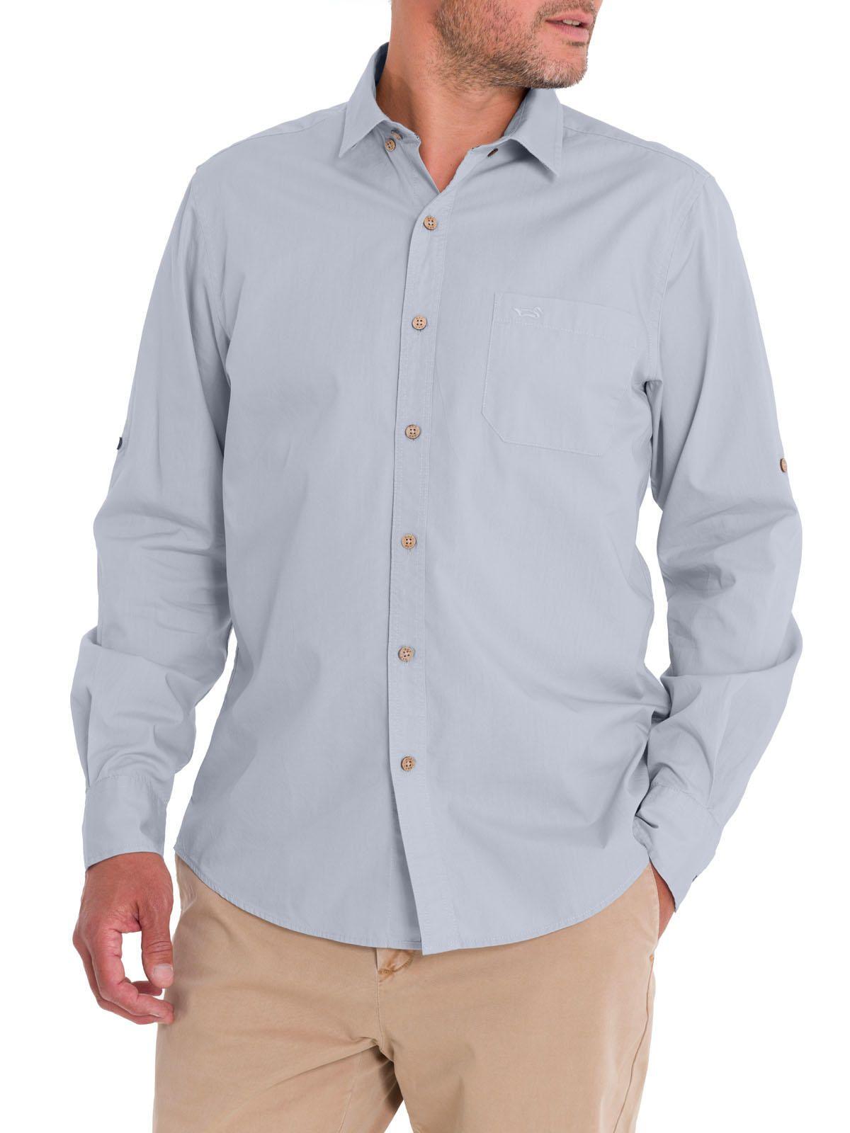 Camisa Algodón Orgánico Hombre Galiton Gris-4