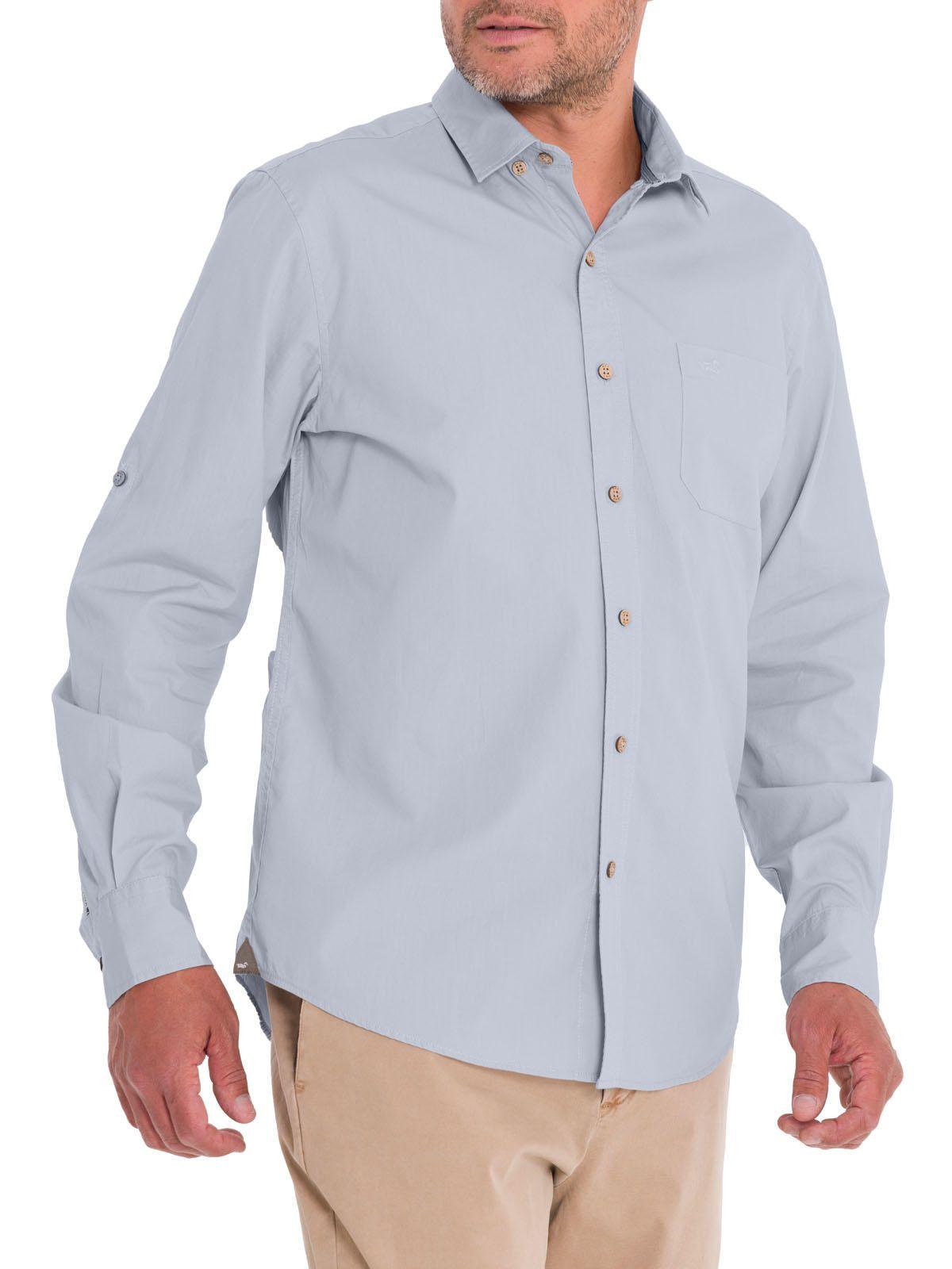 Camisa Algodón Orgánico Hombre Galiton Gris-5
