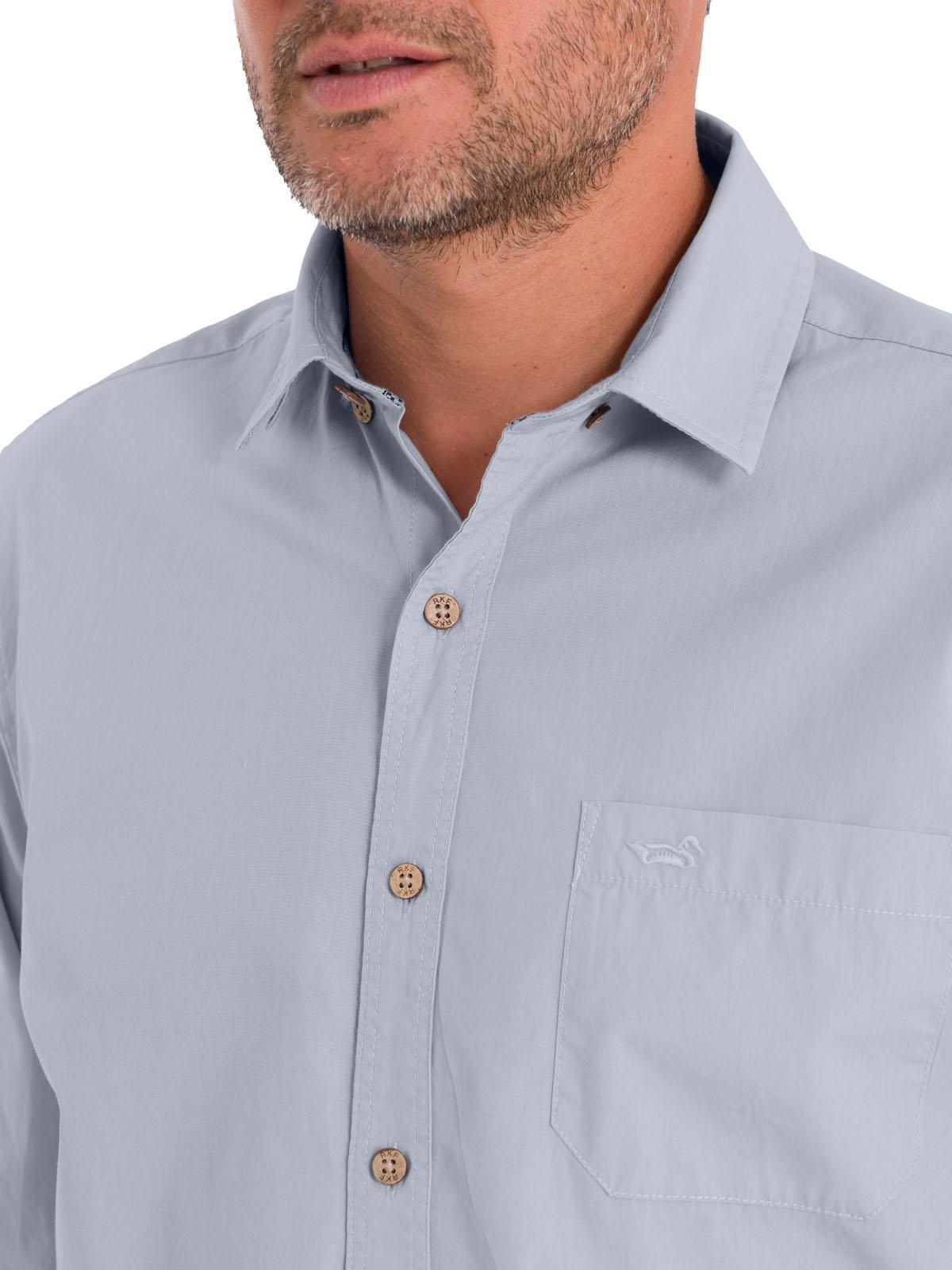 Camisa Algodón Orgánico Hombre Galiton Gris-7