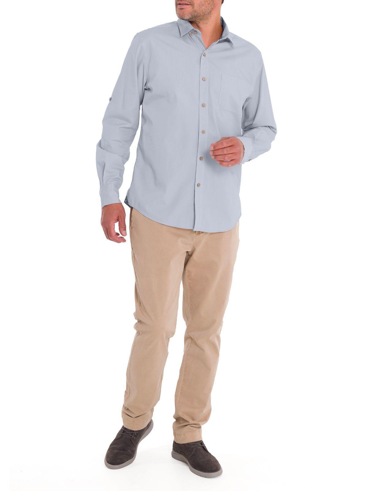 Camisa Algodón Orgánico Hombre Galiton Gris-9