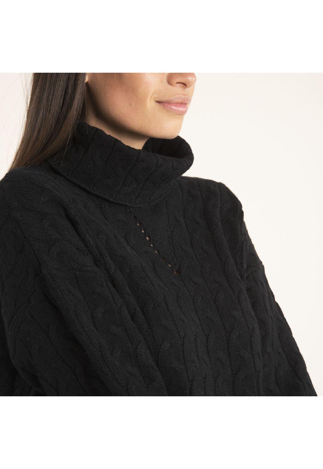 Sweater Mujer Daria Negro-4