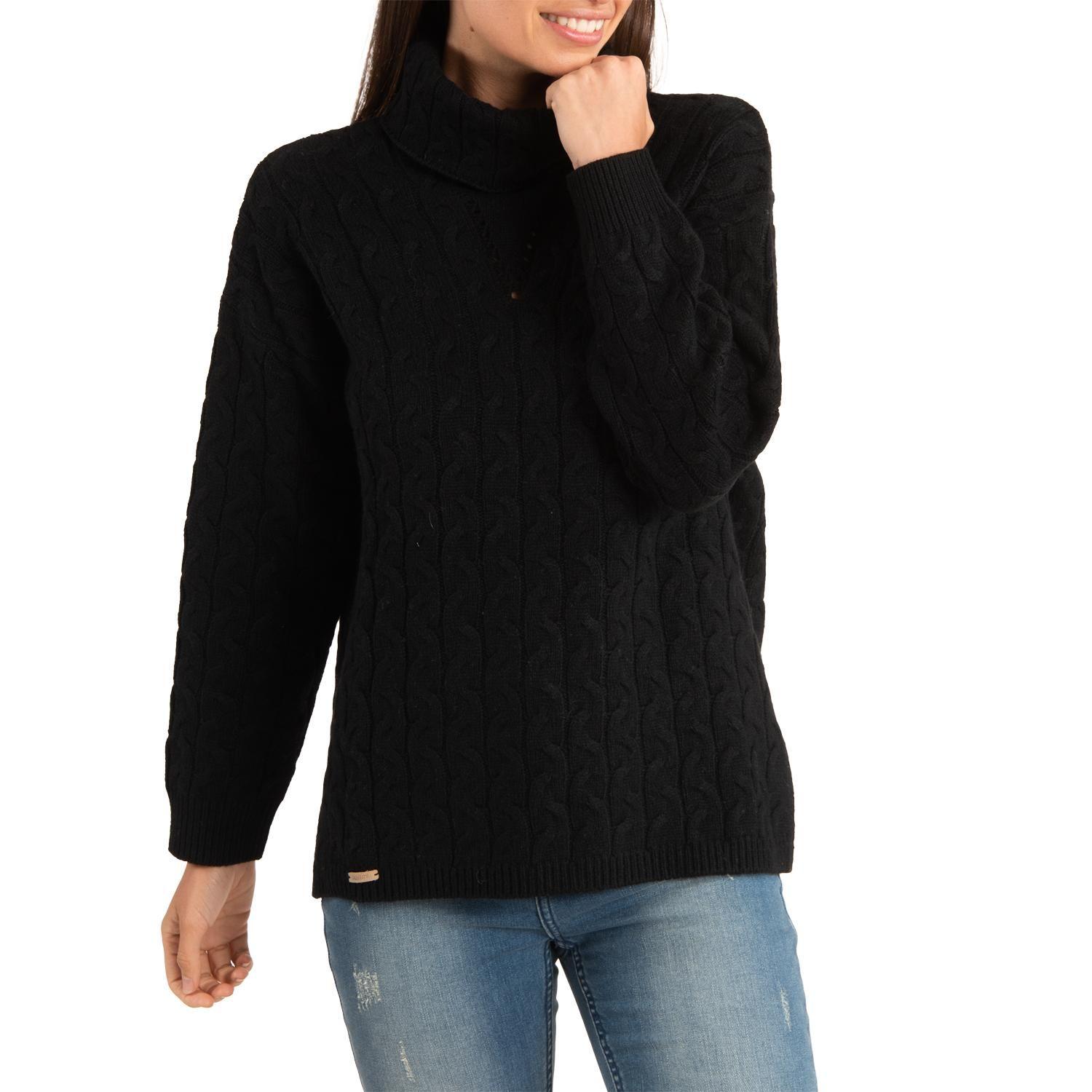 Sweater Mujer Daria Negro-0
