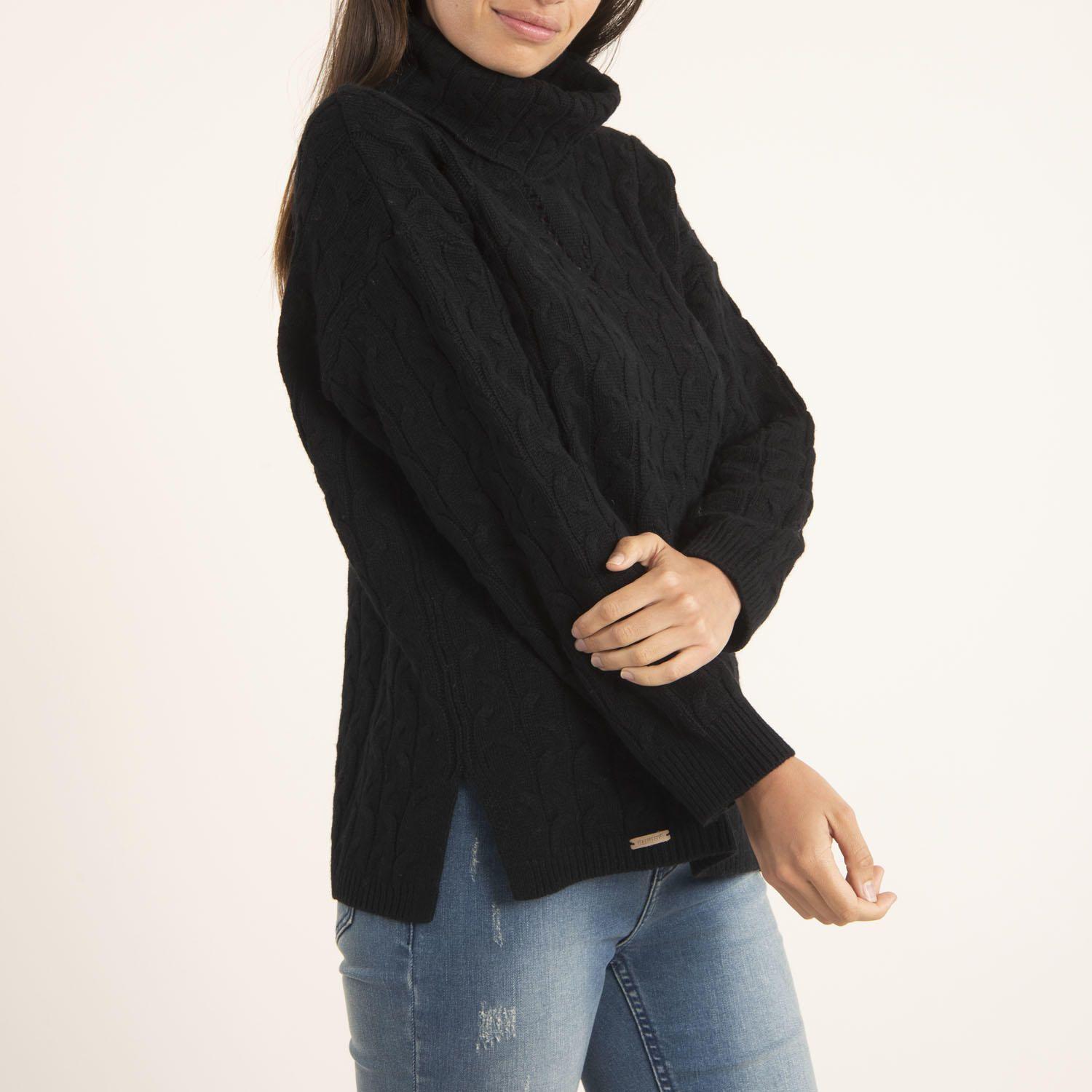 Sweater Mujer Daria Negro-2