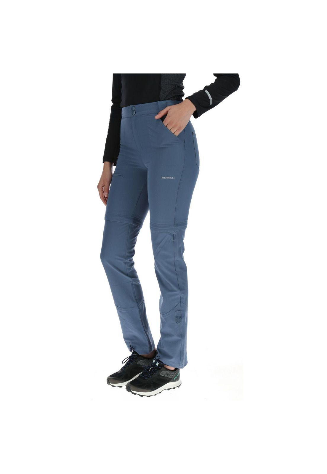 Pantalón Mujer Detechable  azul-1