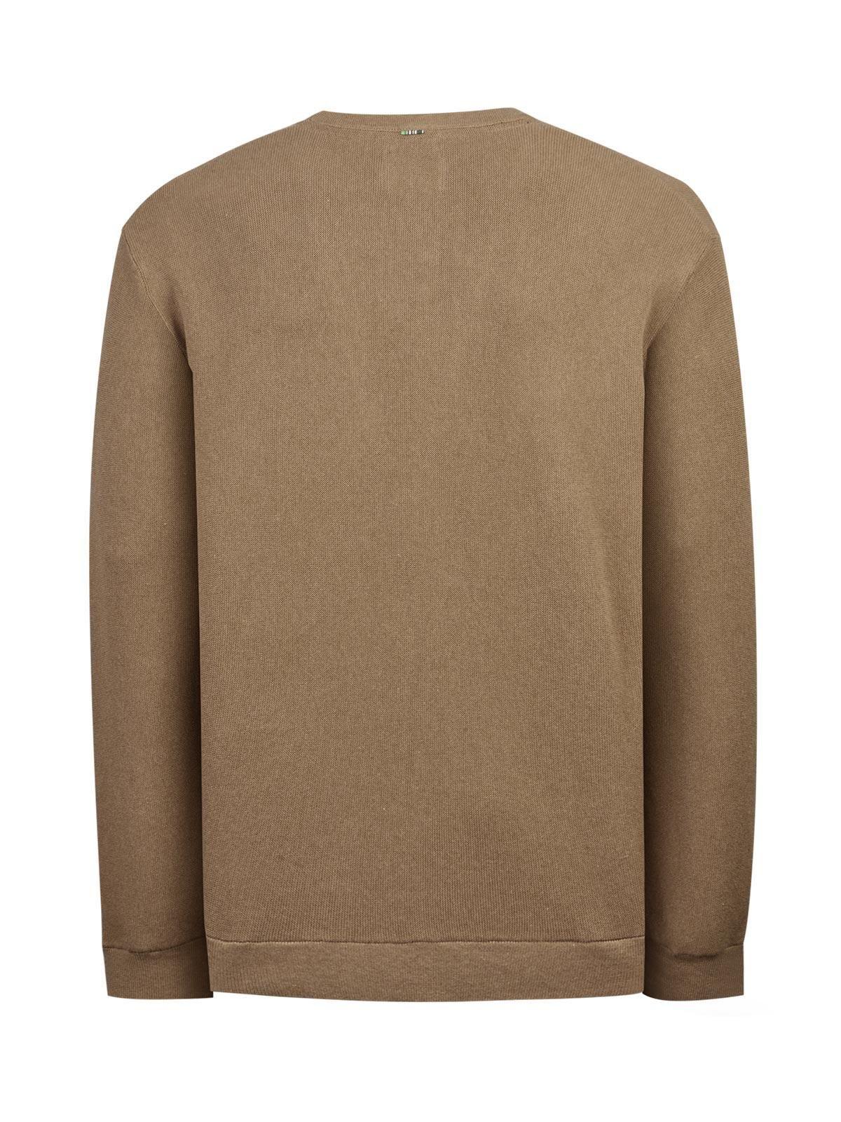 Sweater Algodón Orgánico Hombre Olen Café-1
